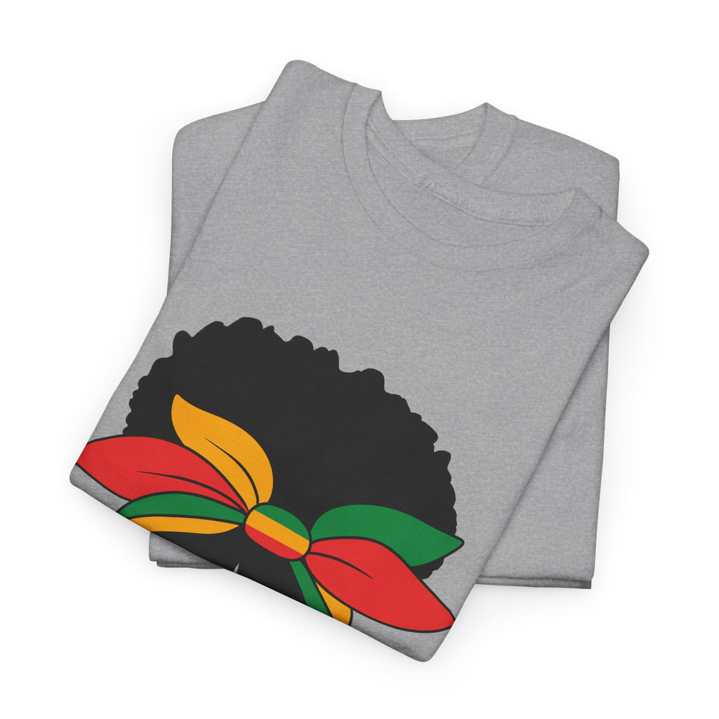 Juneteenth Bun Girl Unisex Heavy Cotton Tee