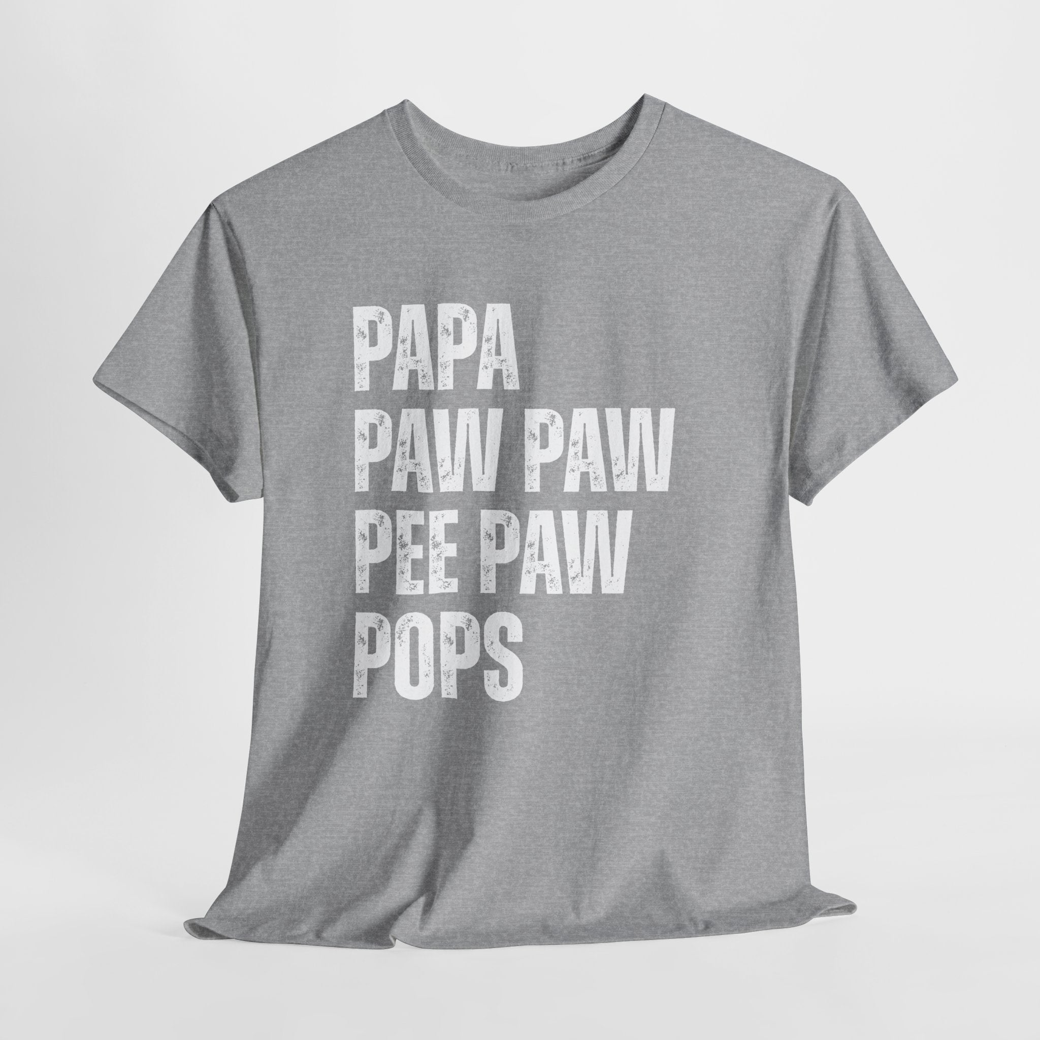 Papa Paww Paw Pee Paw Pops Unisex Heavy Cotton Tee