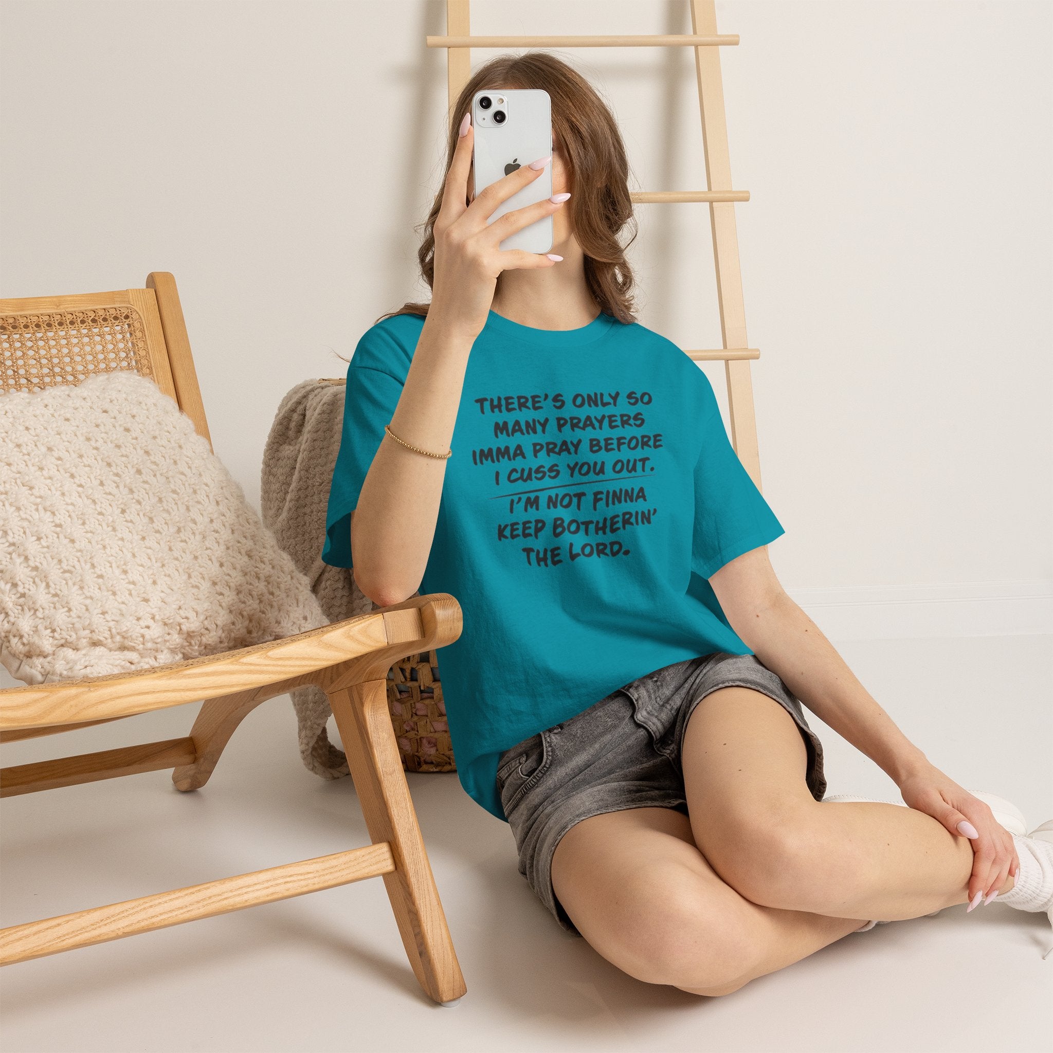 Theres Only So Many Prayers Imma Pray Unisex Heavy Cotton Tee