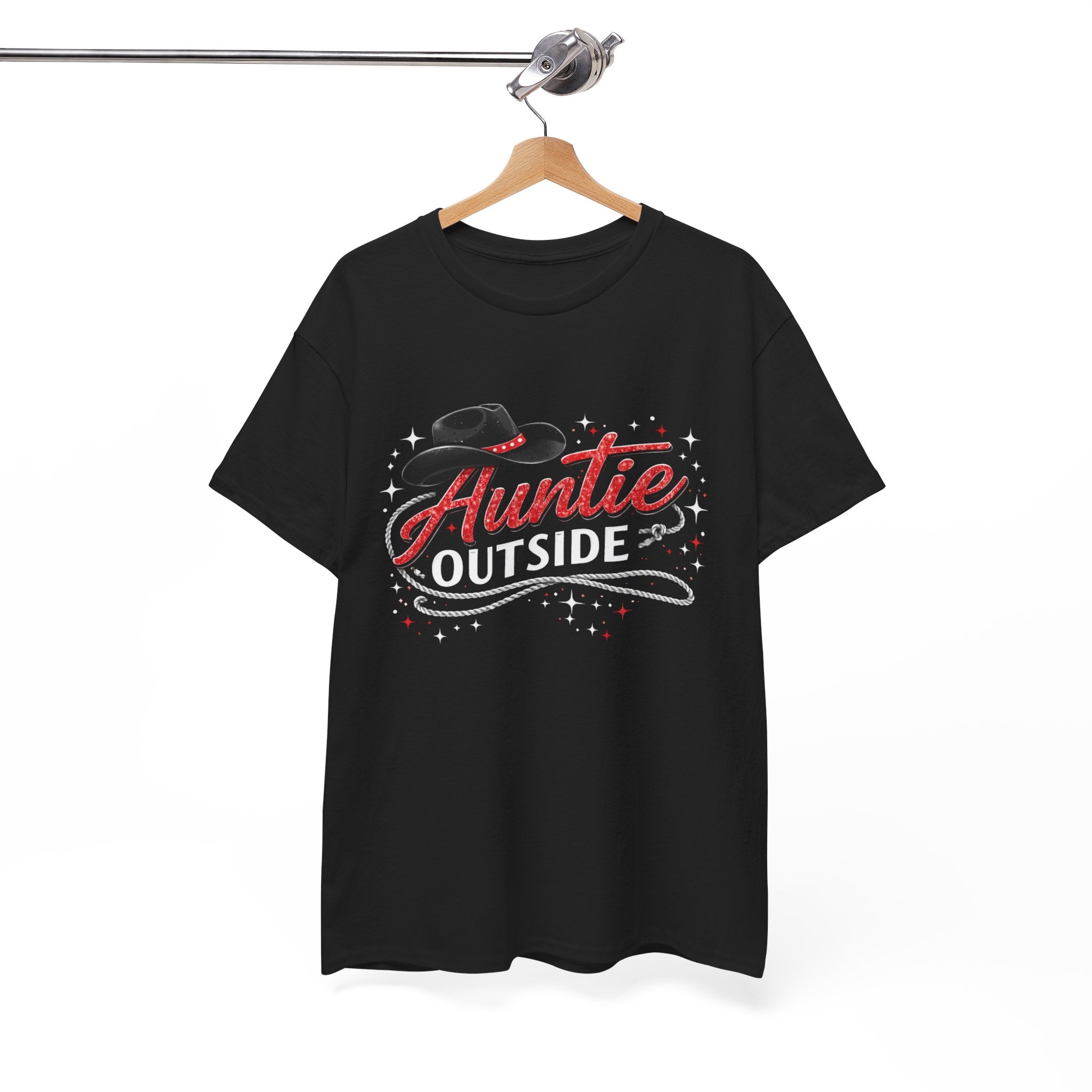 Auntie Outside Inspired by Delta Sigma Theta Unisex Heavy Cotton Tee