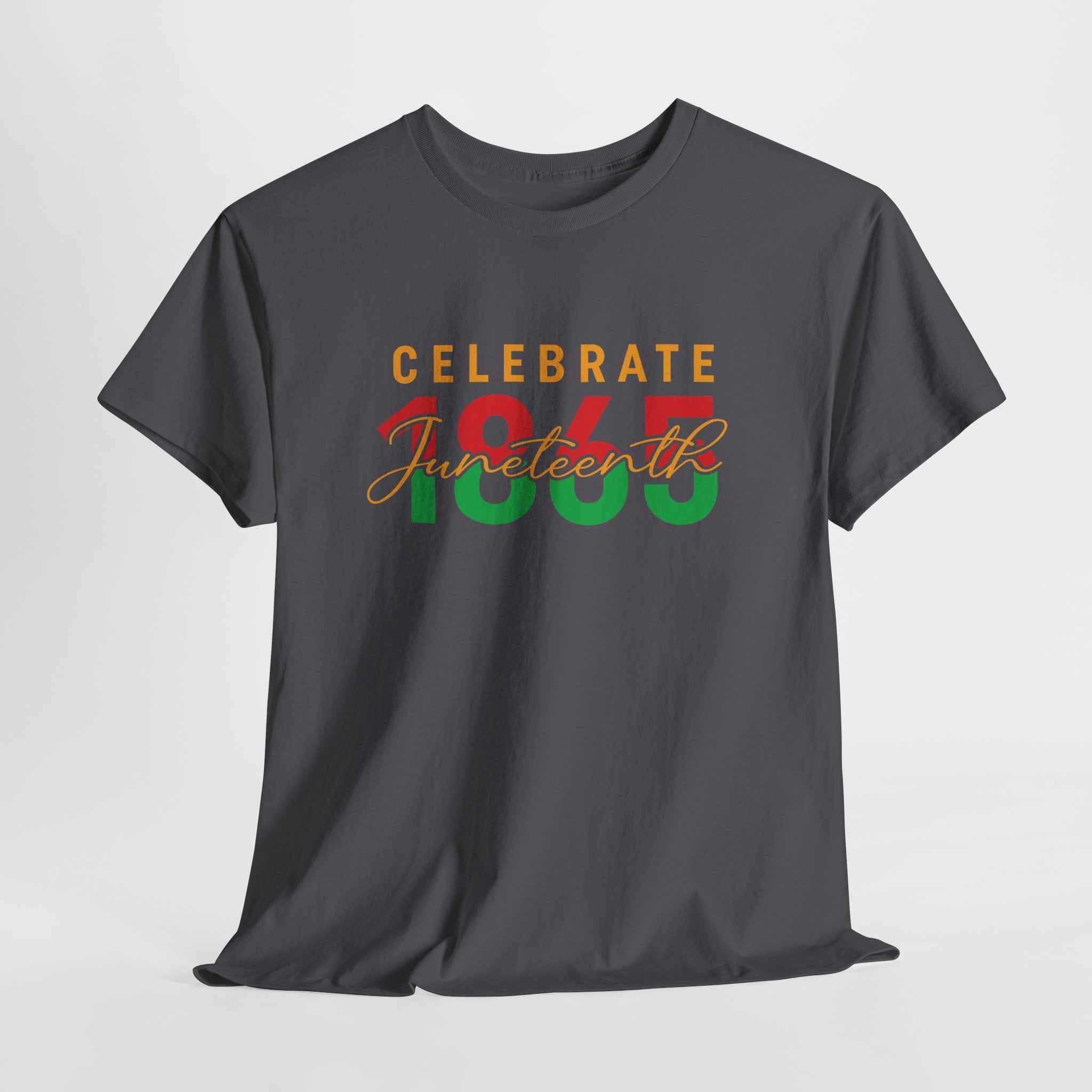 Juneteenth Celebrate 1865 Unisex Heavy Cotton Tee