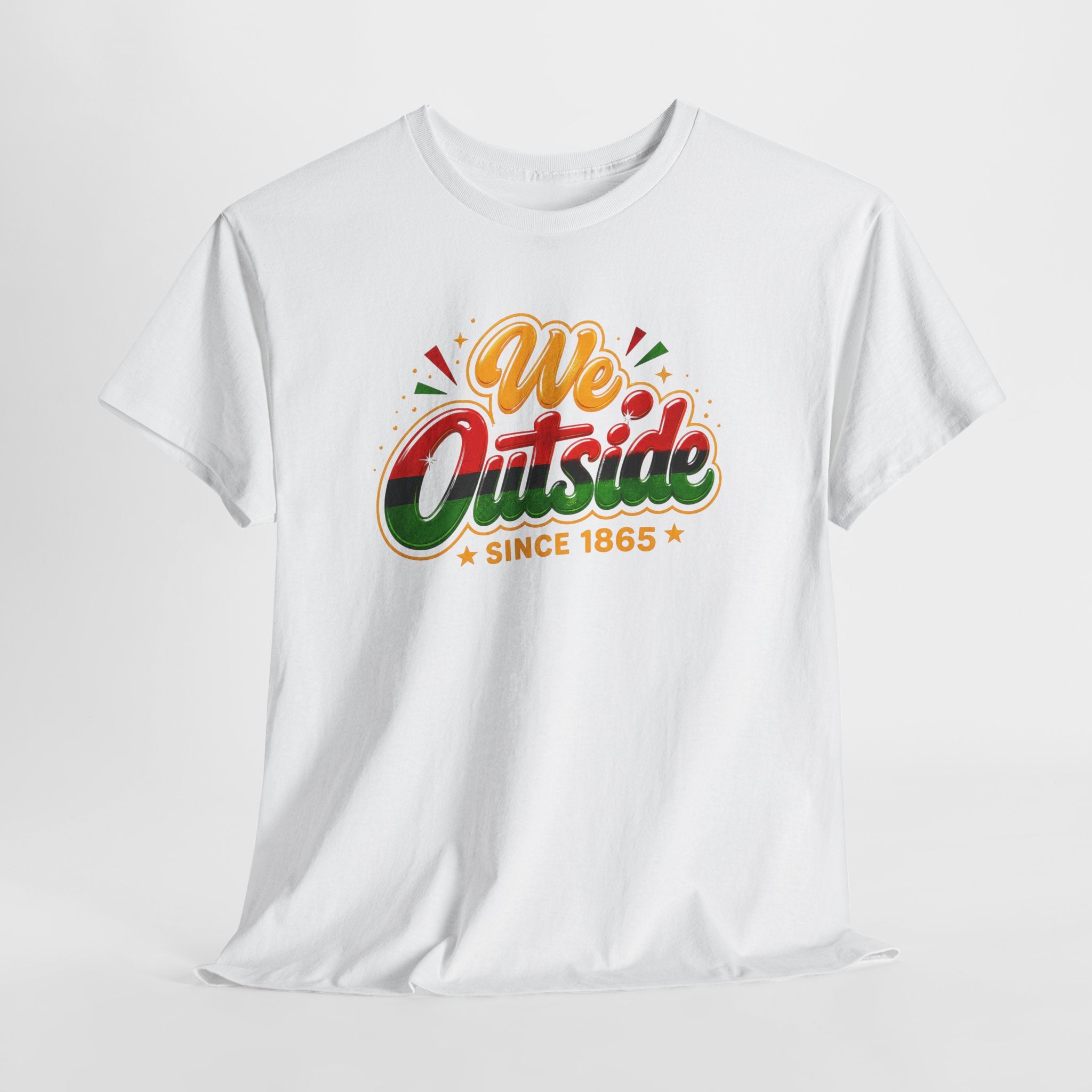 Juneteenth We Outside Unisex Heavy Cotton Tee