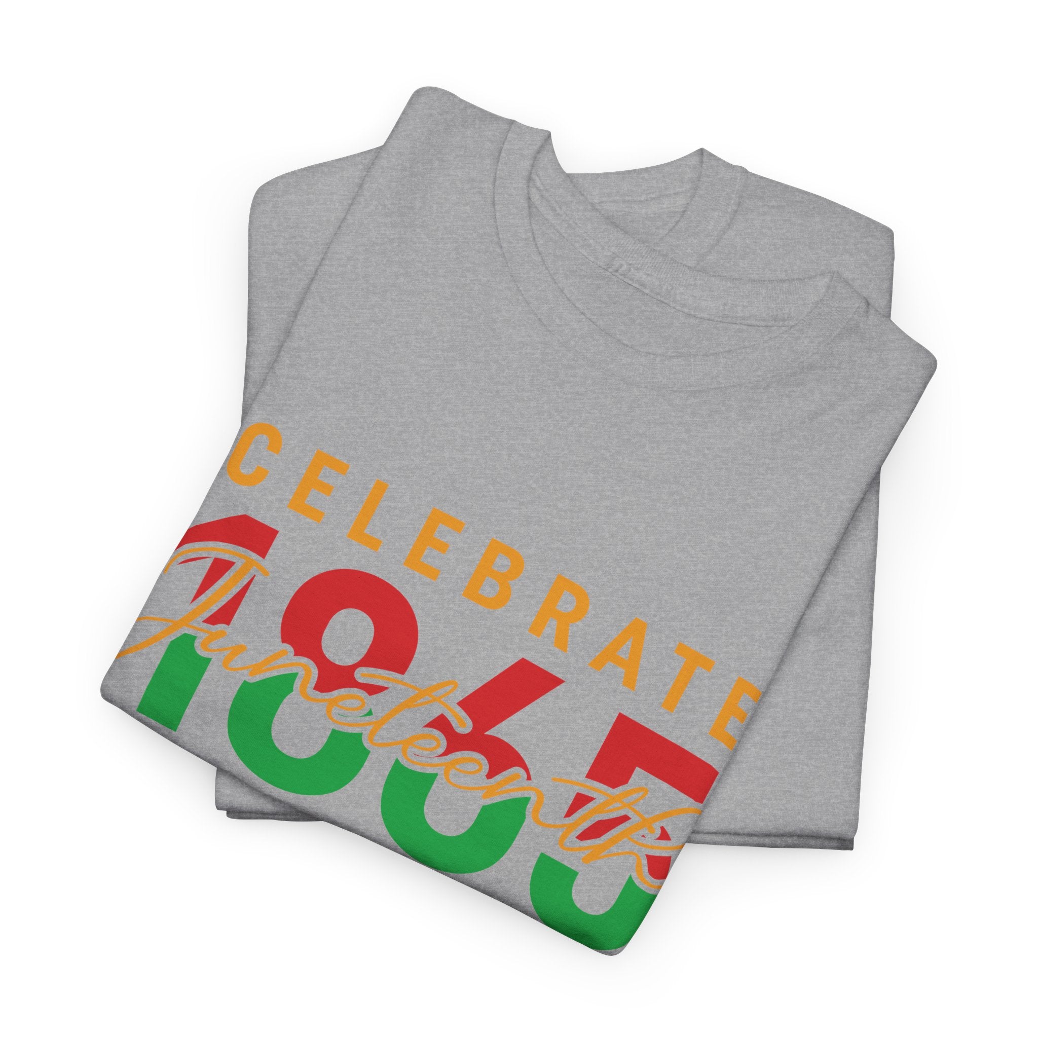 Juneteenth Celebrate 1865 Unisex Heavy Cotton Tee