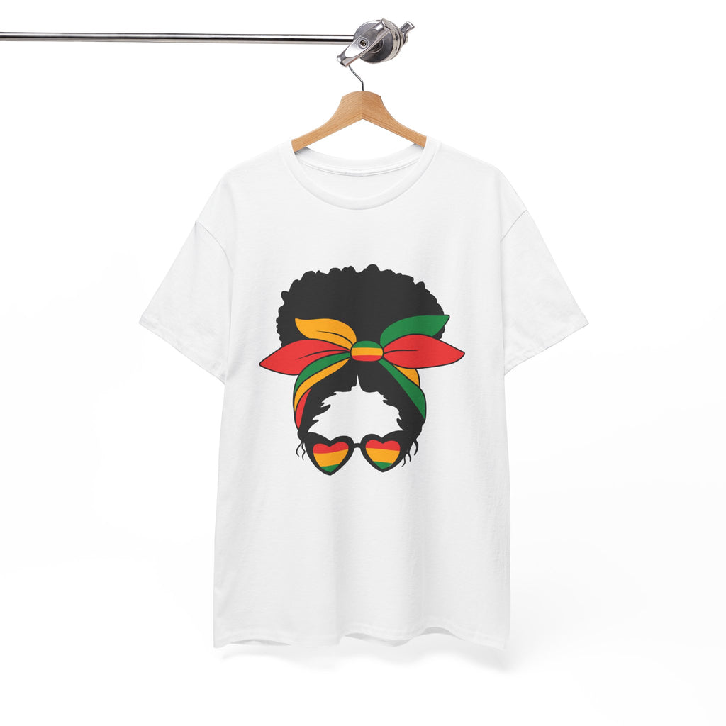 Juneteenth Bun Girl Unisex Heavy Cotton Tee