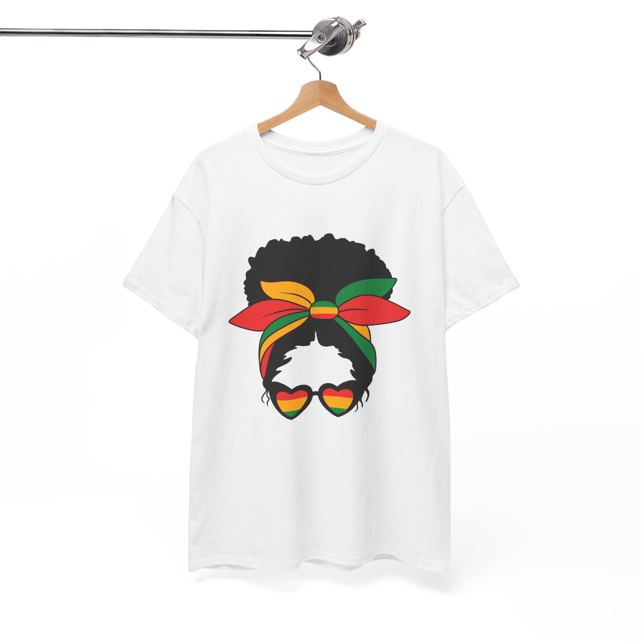 Juneteenth Bun Girl Unisex Heavy Cotton Tee