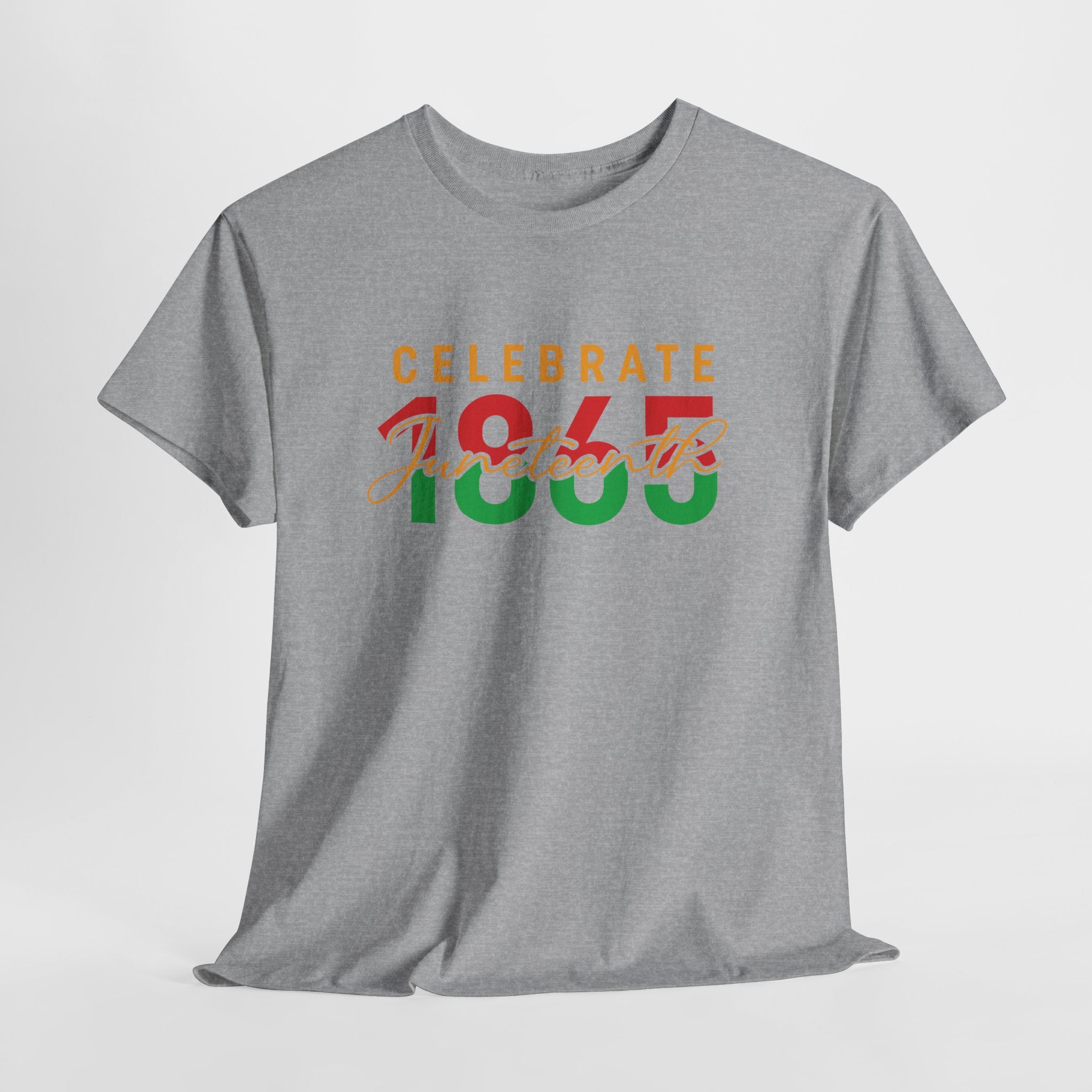 Juneteenth Celebrate 1865 Unisex Heavy Cotton Tee