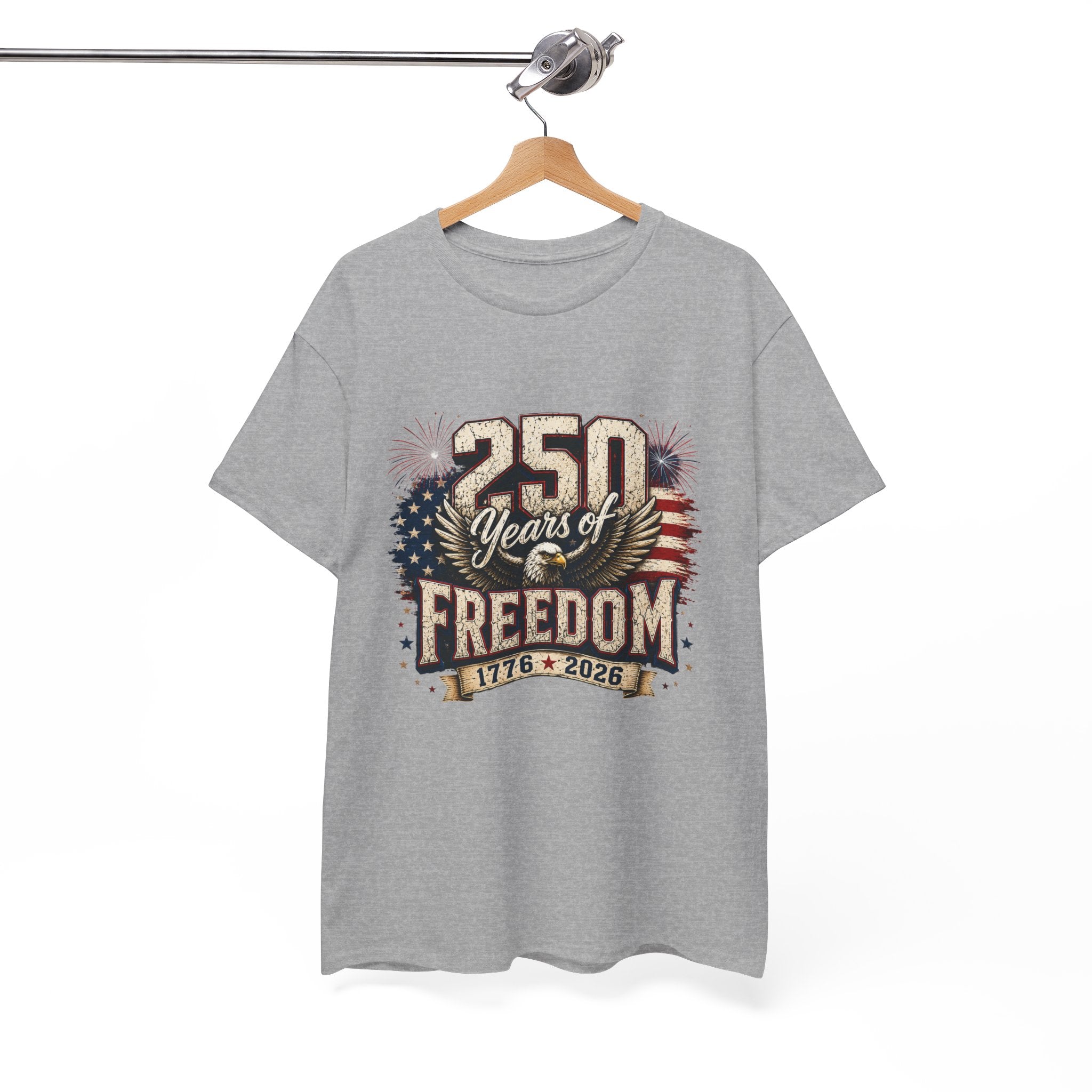 250 Years of American Freedom Unisex Heavy Cotton Tee