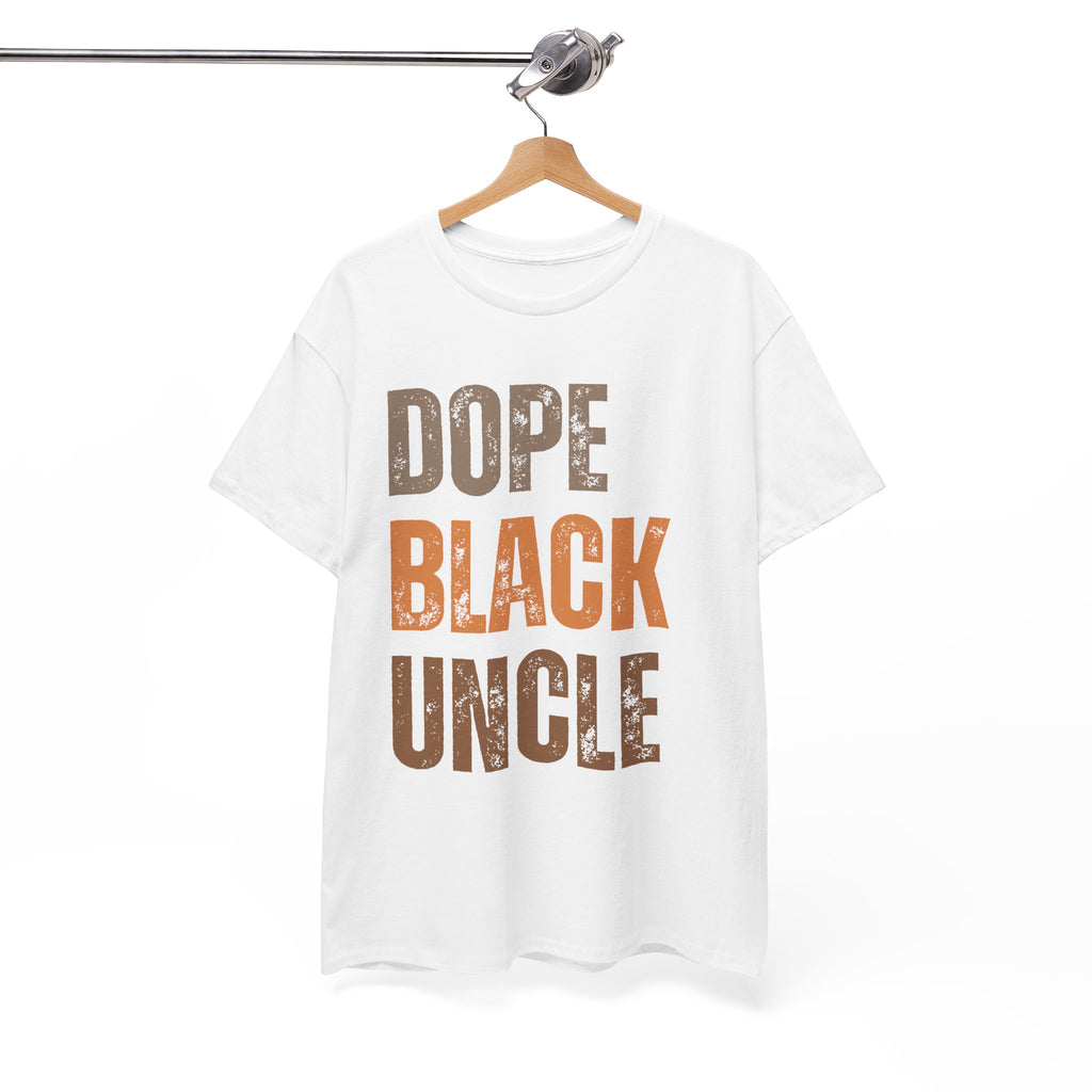 Dope Black Uncle Melanin Hues Unisex Heavy Cotton Tee