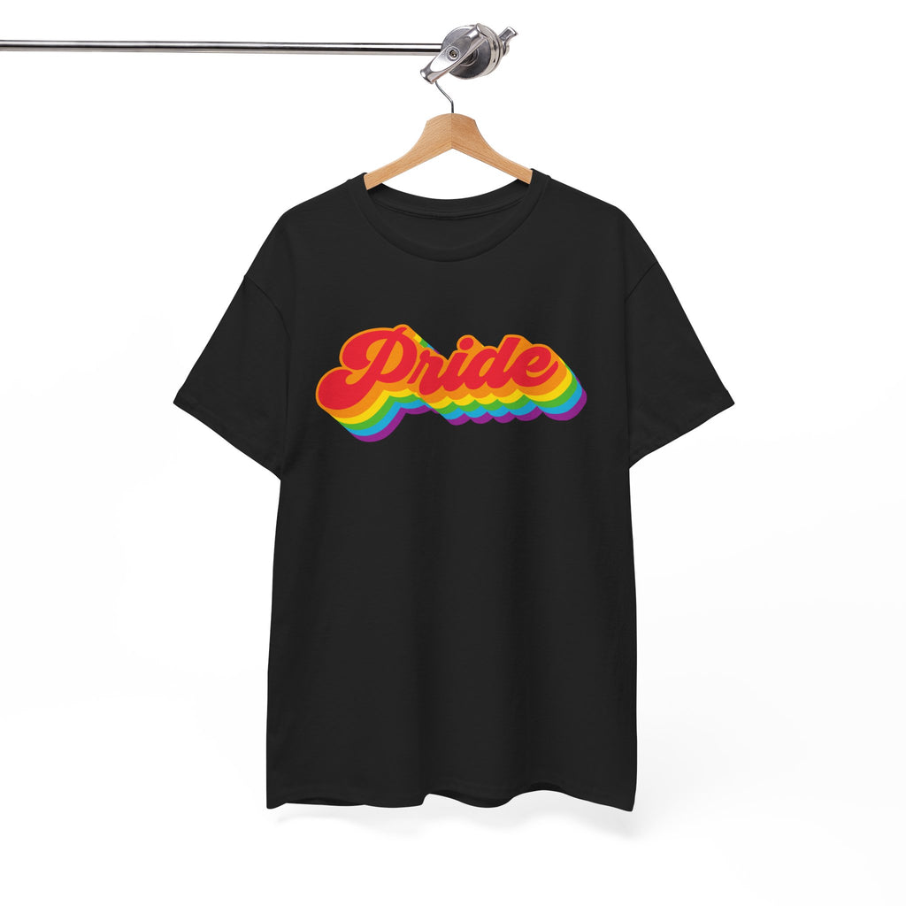 Pride Retro Rainbow Unisex Heavy Cotton Tee