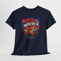 4th of July Red White and Cookout Unisex Heavy Cotton Tee