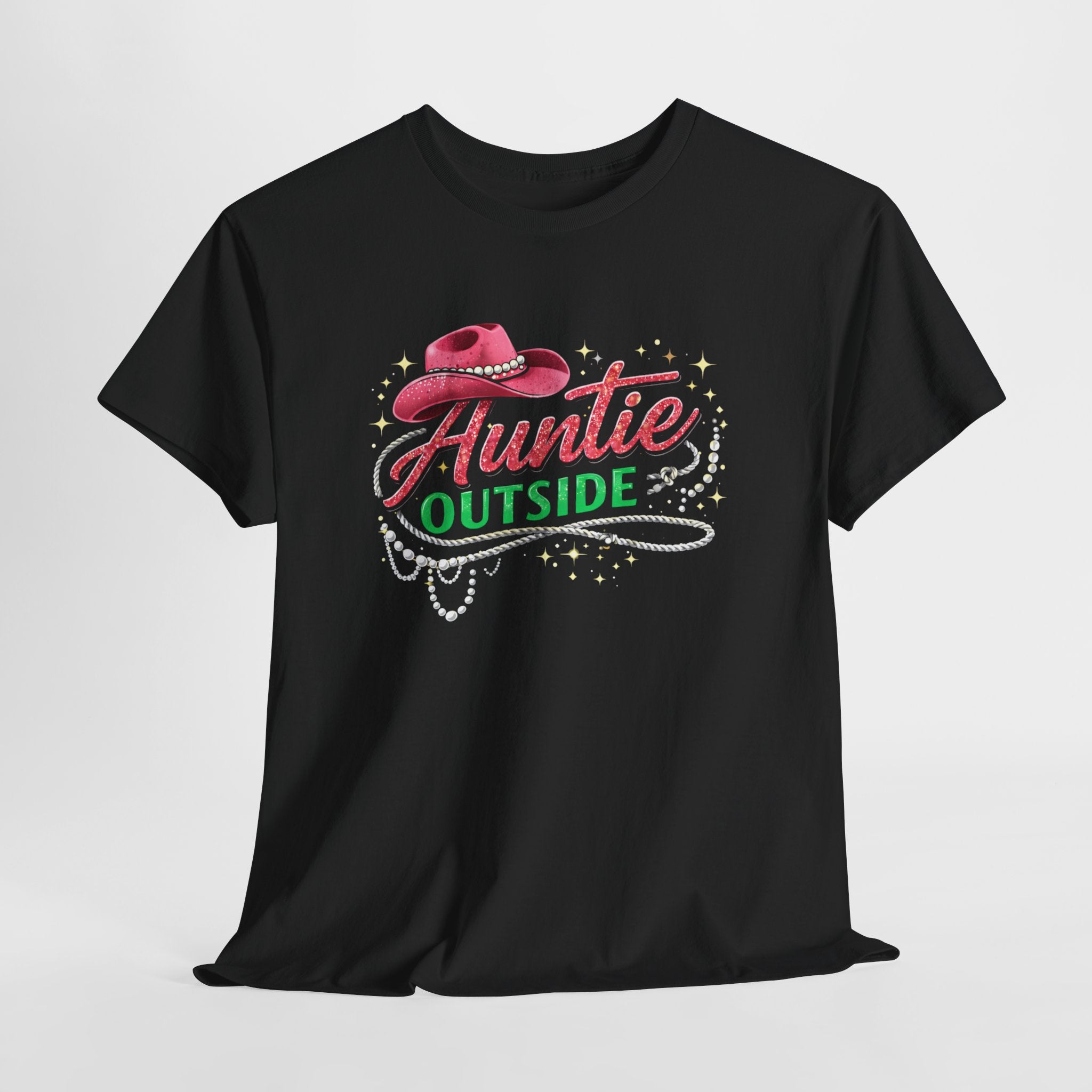 Auntie Outside Inspired by Alpha Kappa Alpha Unisex Heavy Cotton Tee