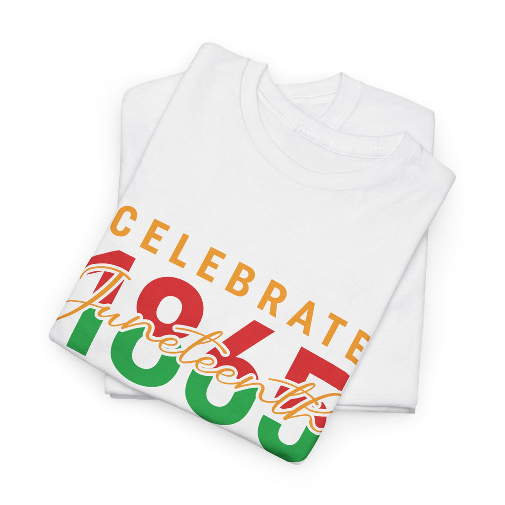Juneteenth Celebrate 1865 Unisex Heavy Cotton Tee