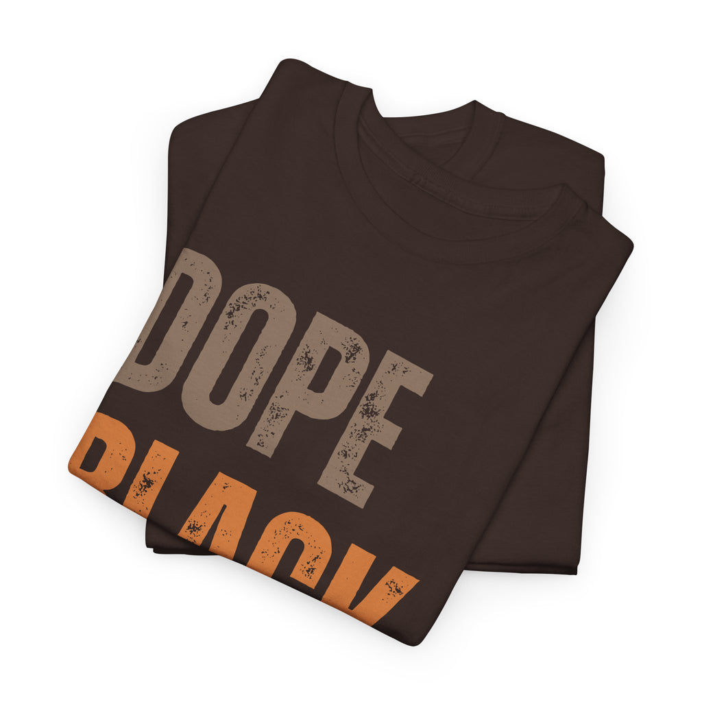 Dope Black Brother Melanin Hues Unisex Heavy Cotton Tee