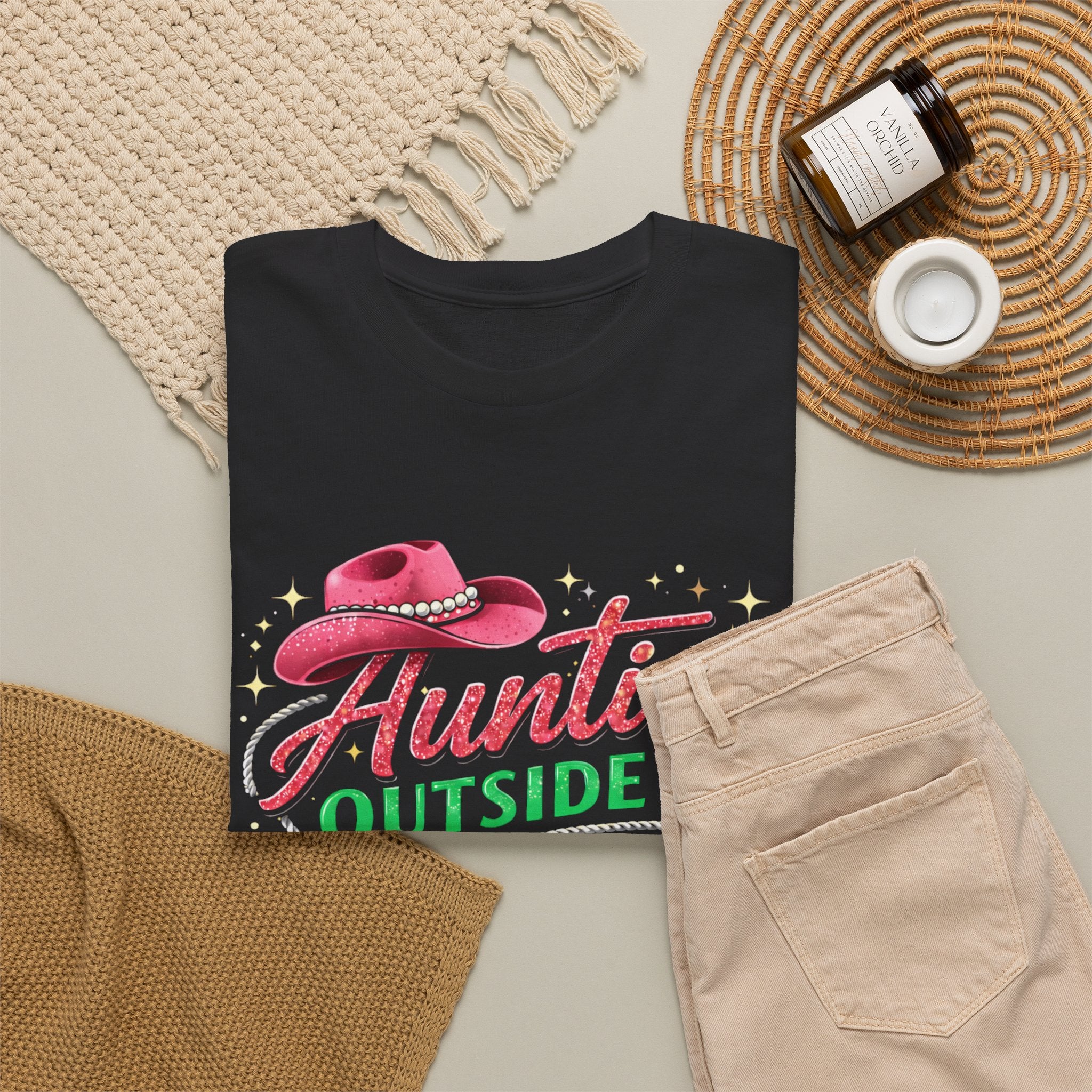 Auntie Outside Inspired by Alpha Kappa Alpha Unisex Heavy Cotton Tee