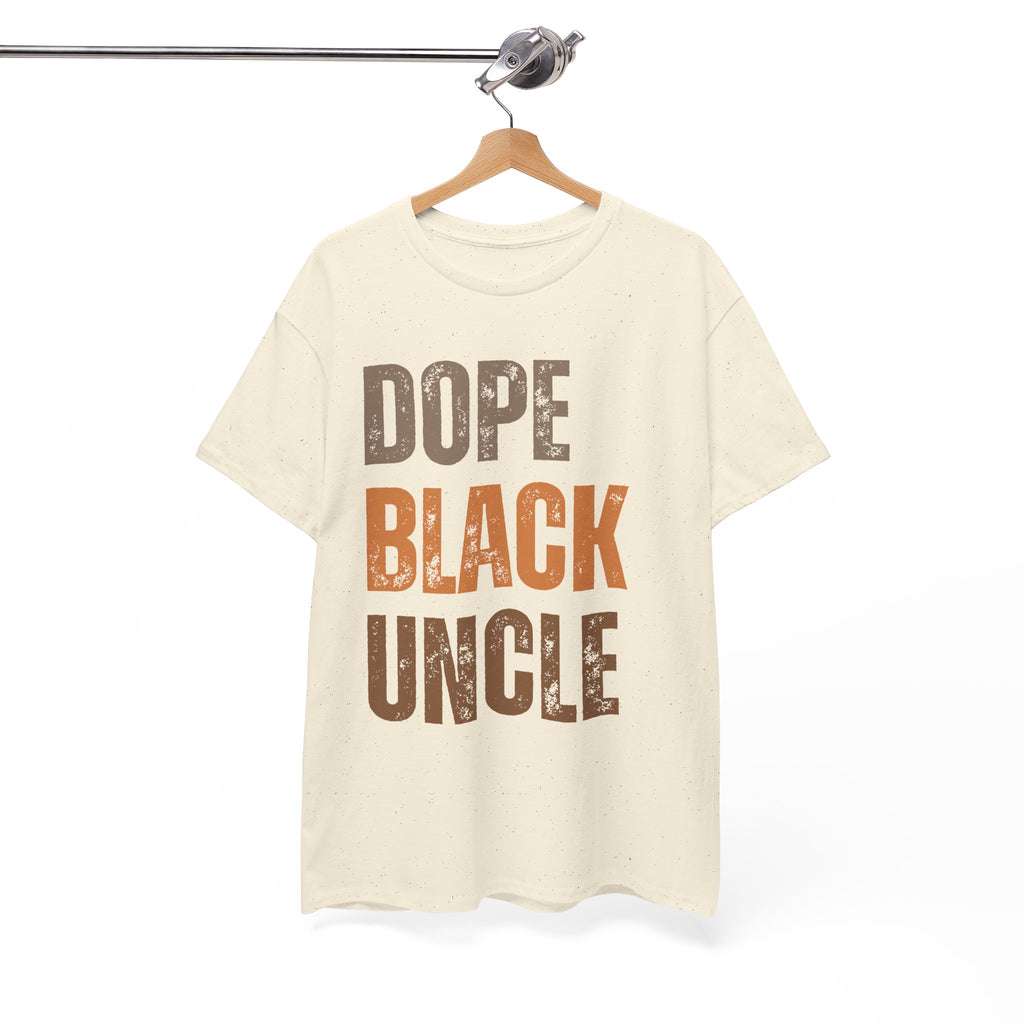 Dope Black Uncle Melanin Hues Unisex Heavy Cotton Tee