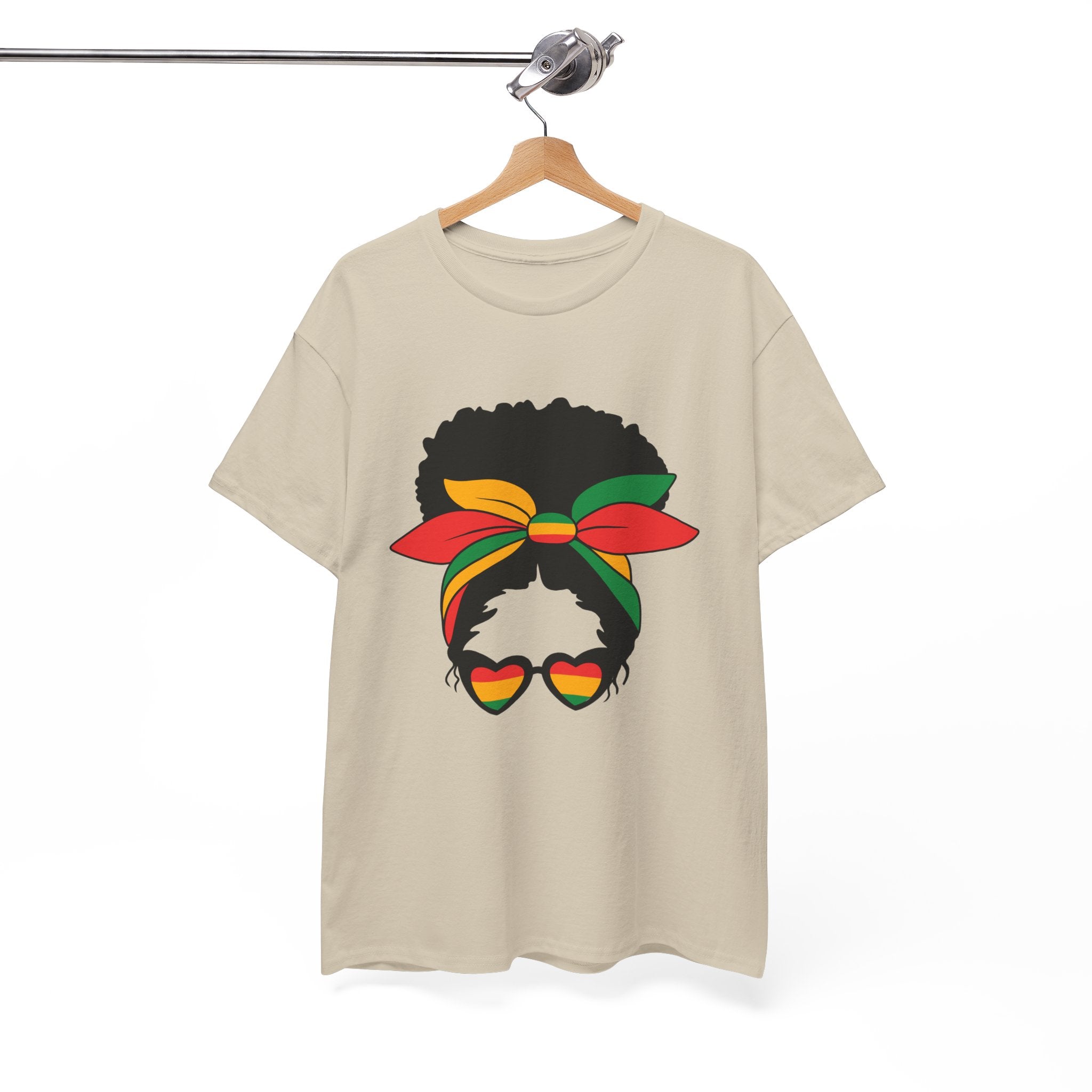 Juneteenth Bun Girl Unisex Heavy Cotton Tee