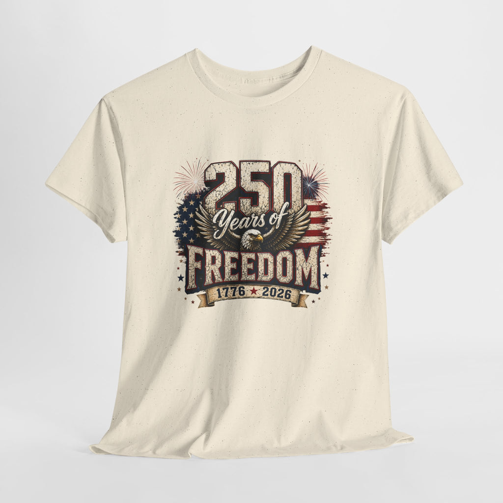 250 Years of American Freedom Unisex Heavy Cotton Tee