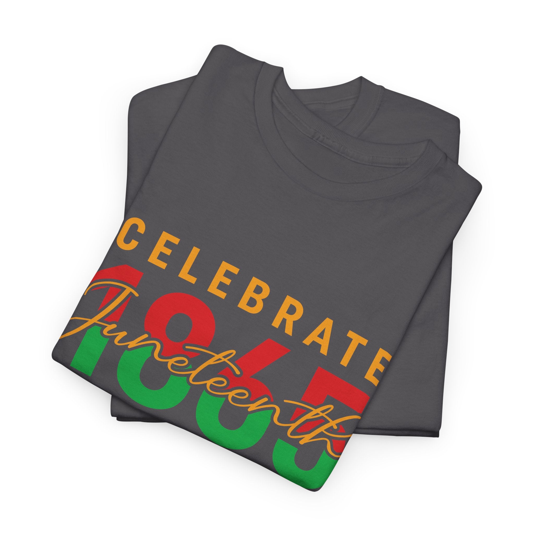 Juneteenth Celebrate 1865 Unisex Heavy Cotton Tee