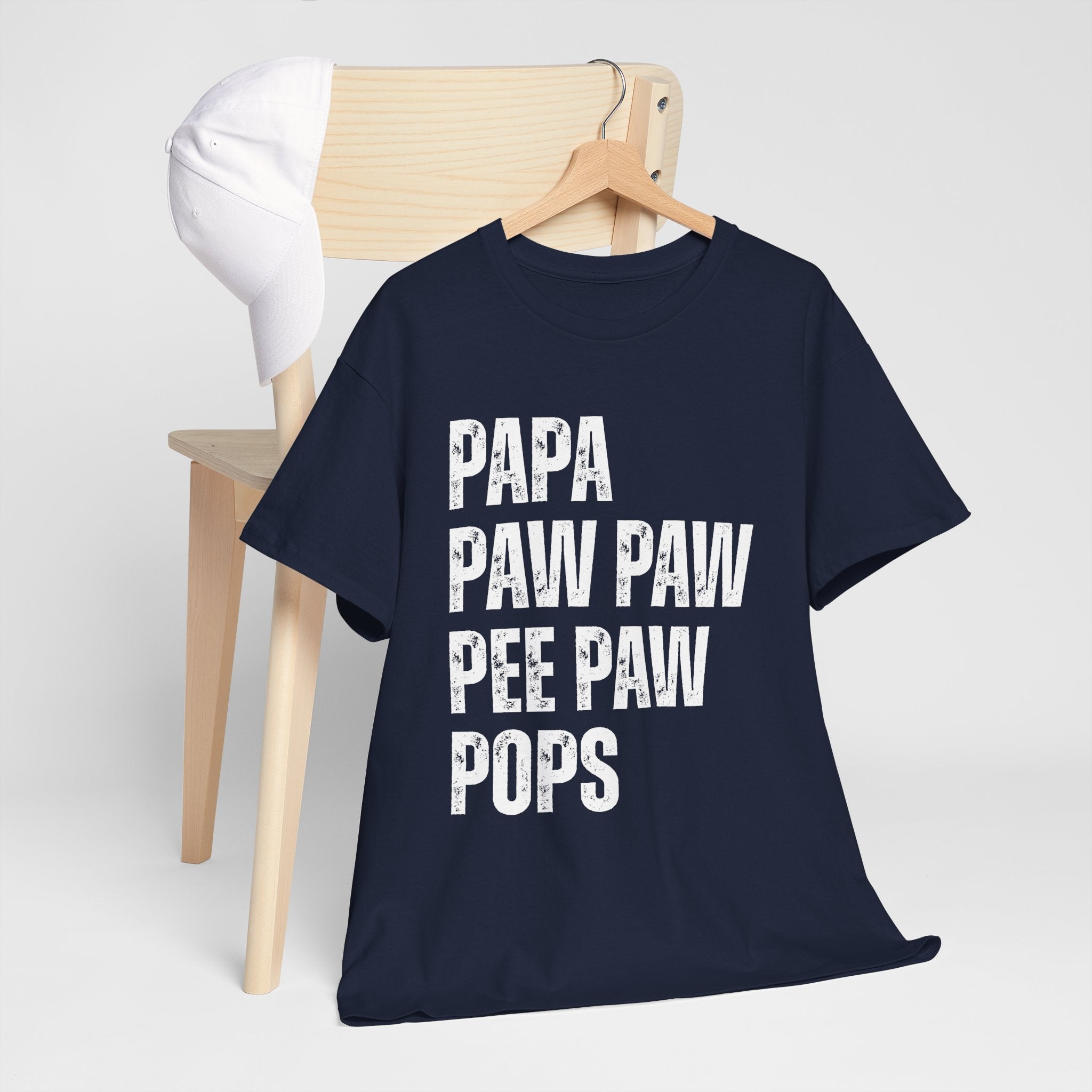 Papa Paww Paw Pee Paw Pops Unisex Heavy Cotton Tee