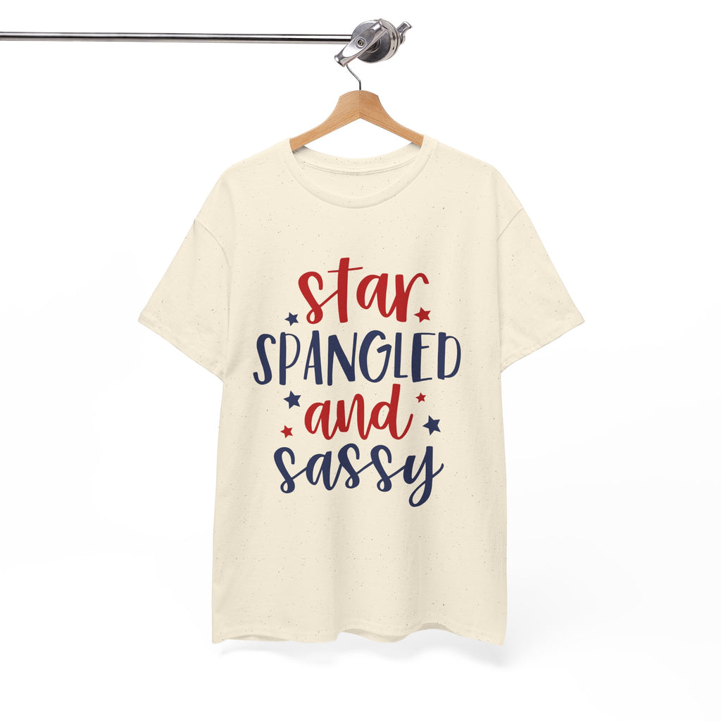4th of July Star Spangled and Sassy Unisex Heavy Cotton Tee