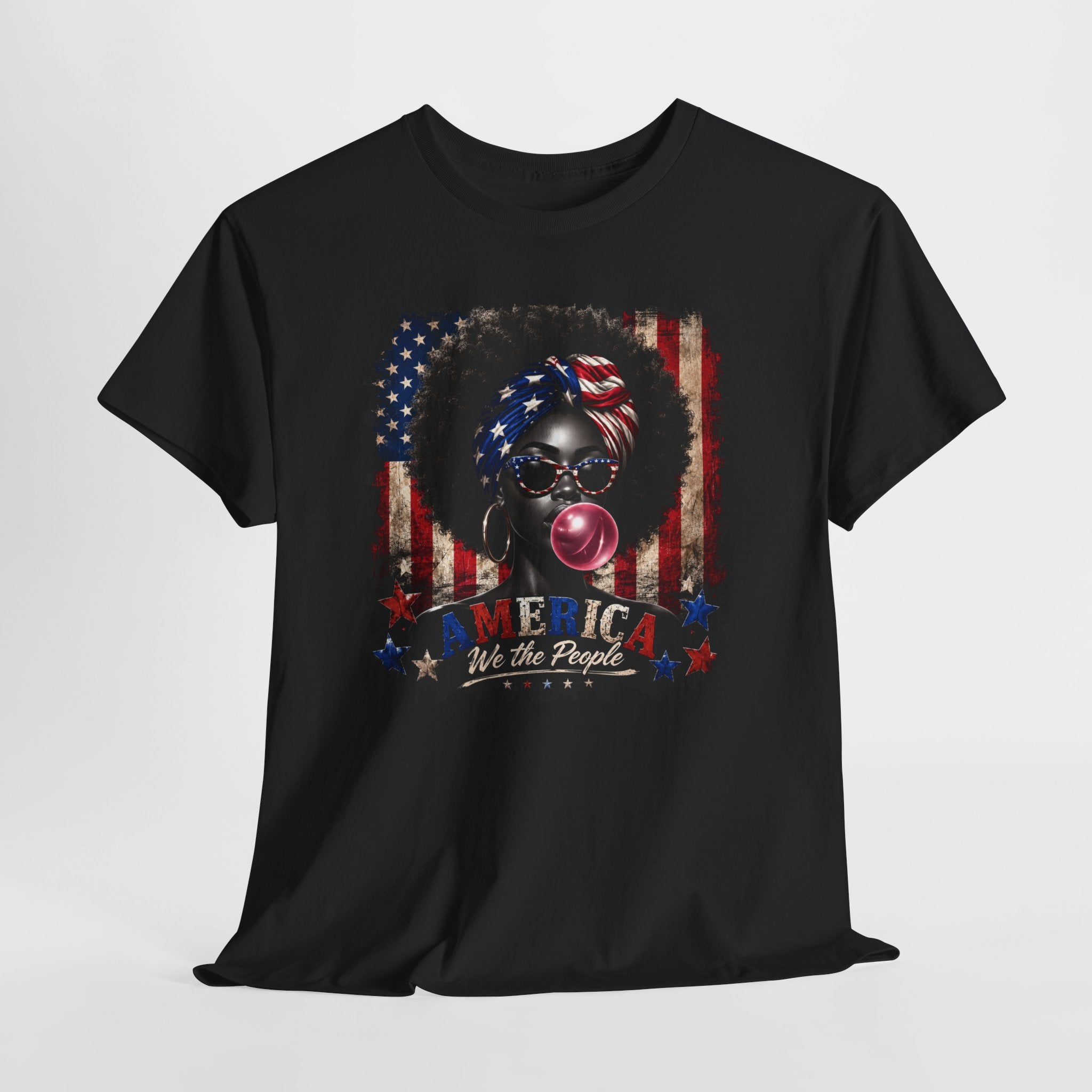 4th of July Melanated We the People Unisex Heavy Cotton Tee