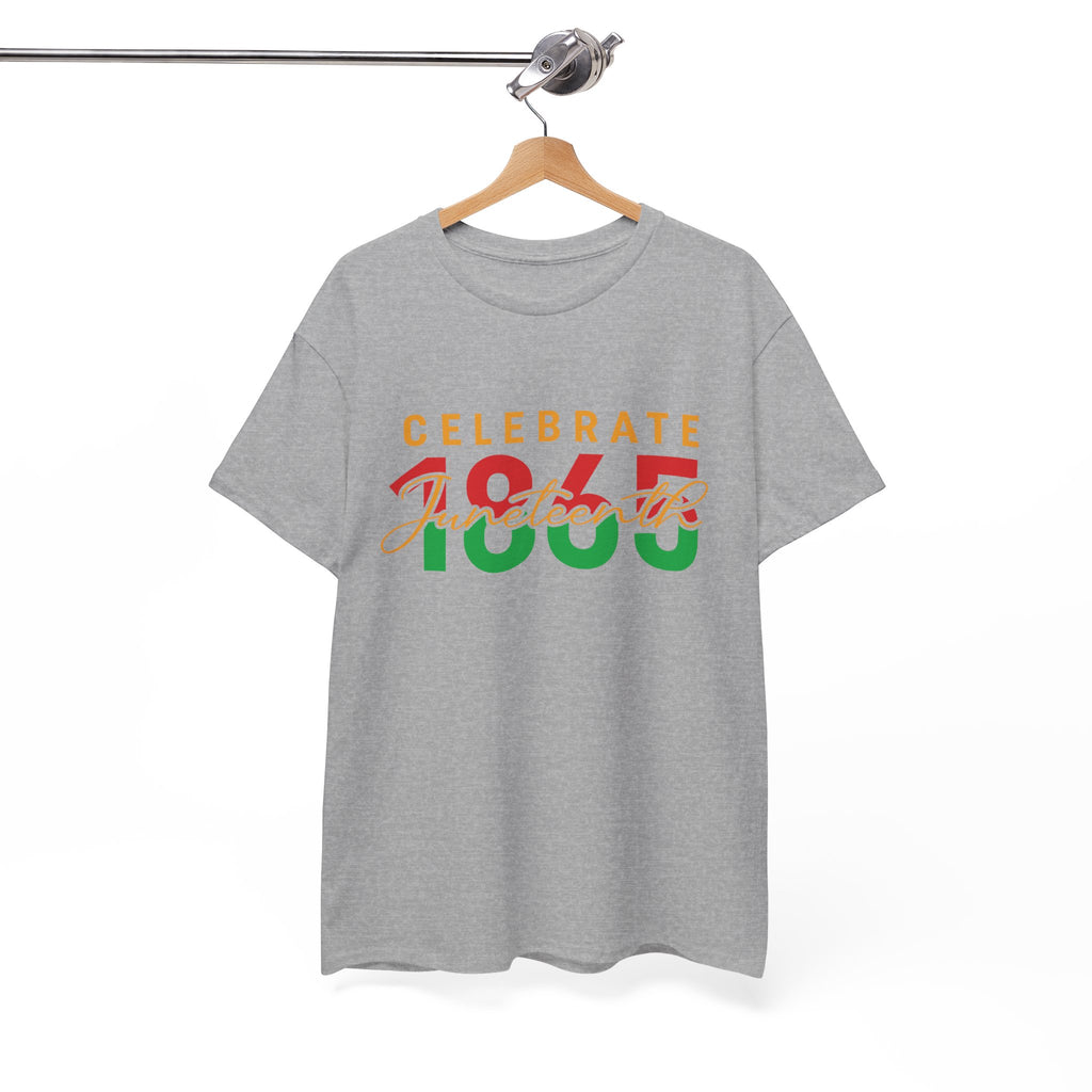 Juneteenth Celebrate 1865 Unisex Heavy Cotton Tee