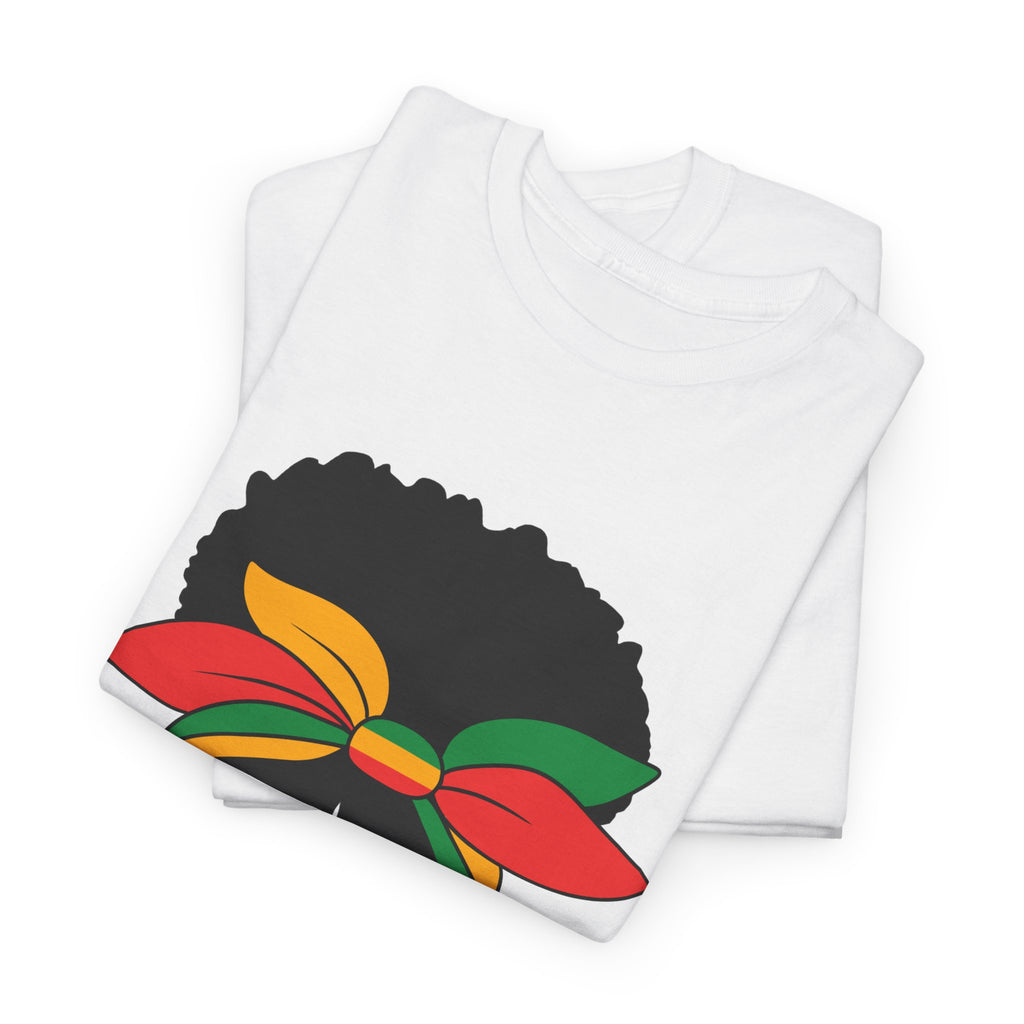 Juneteenth Bun Girl Unisex Heavy Cotton Tee