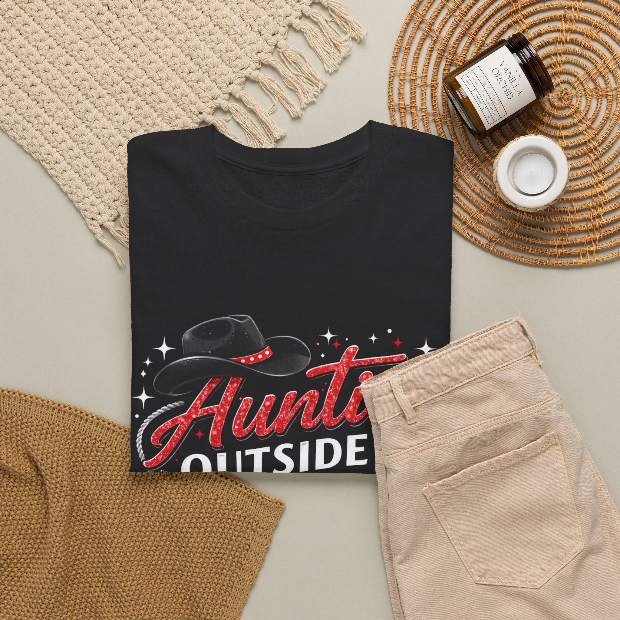 Auntie Outside Inspired by Delta Sigma Theta Unisex Heavy Cotton Tee