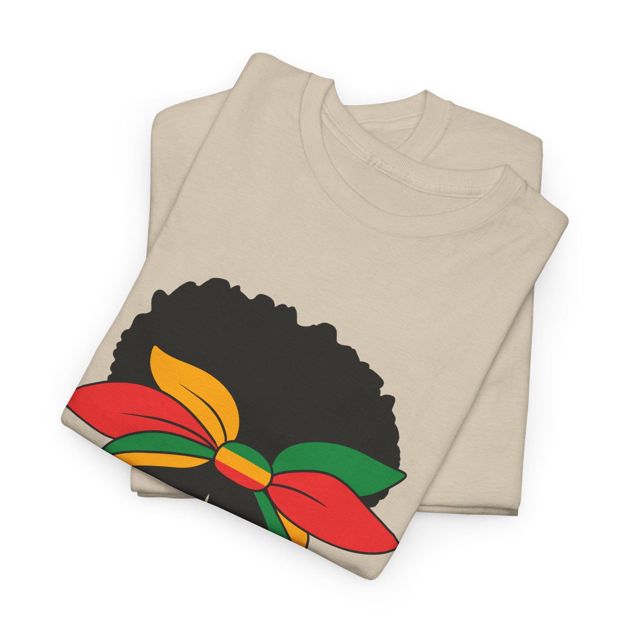 Juneteenth Bun Girl Unisex Heavy Cotton Tee