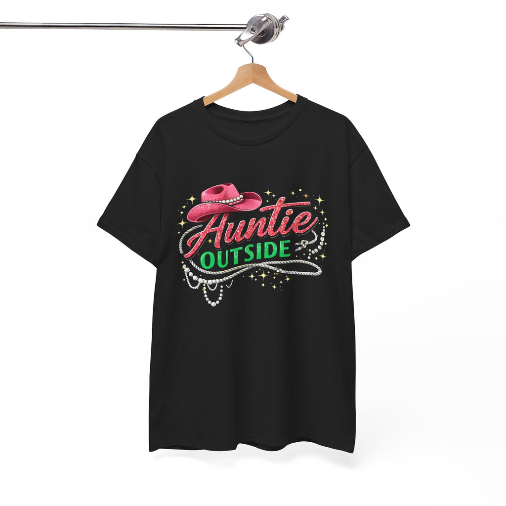 Auntie Outside Inspired by Alpha Kappa Alpha Unisex Heavy Cotton Tee