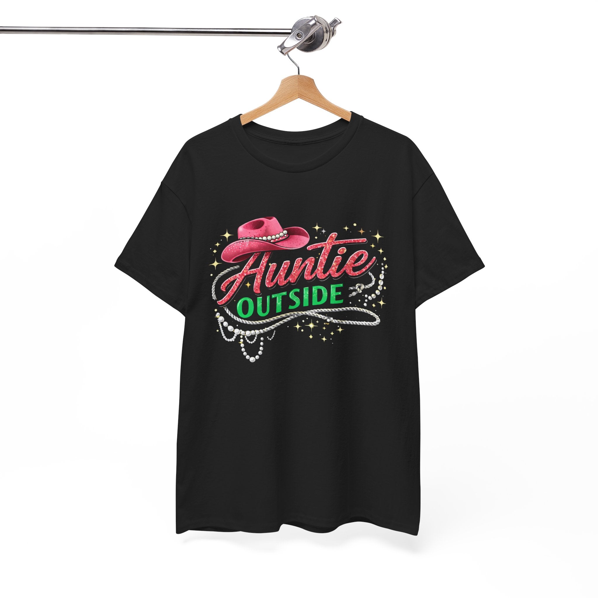 Auntie Outside Inspired by Alpha Kappa Alpha Unisex Heavy Cotton Tee