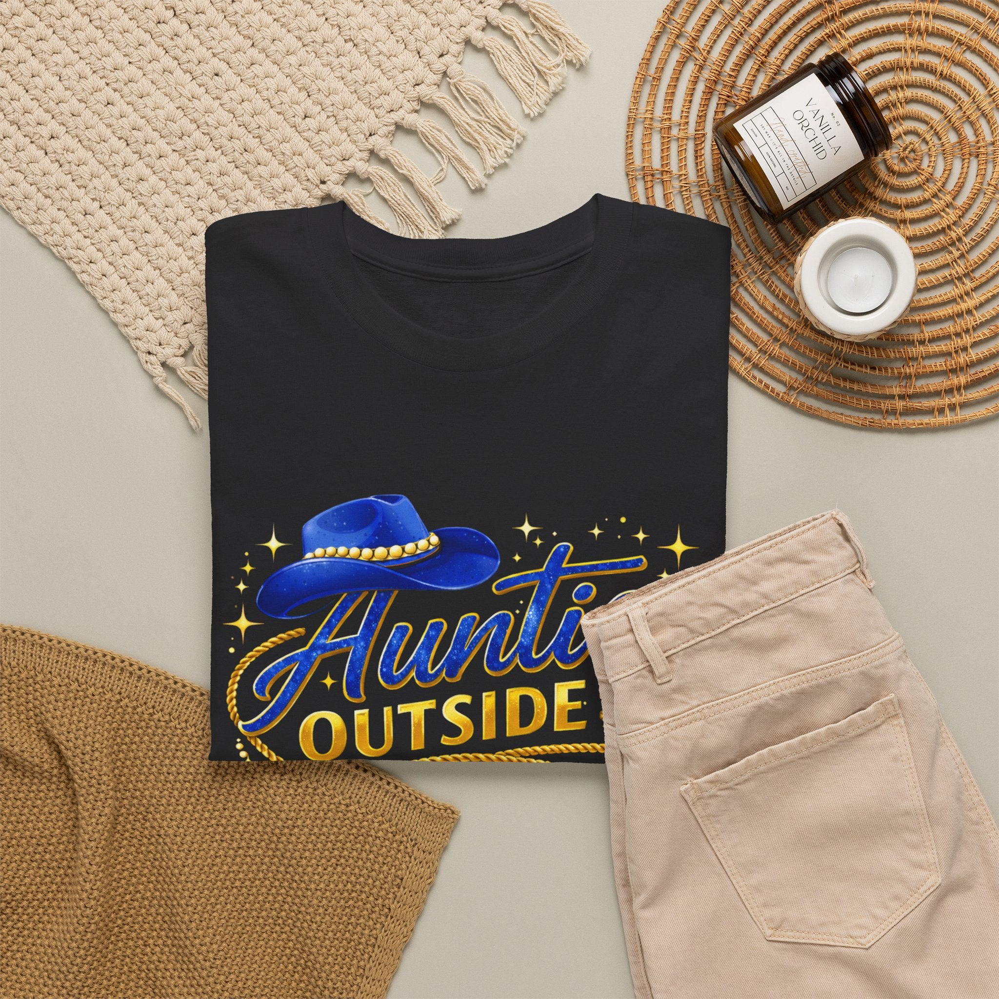 Auntie Outside Inspired by Sigma Gamma Rho Unisex Heavy Cotton Tee