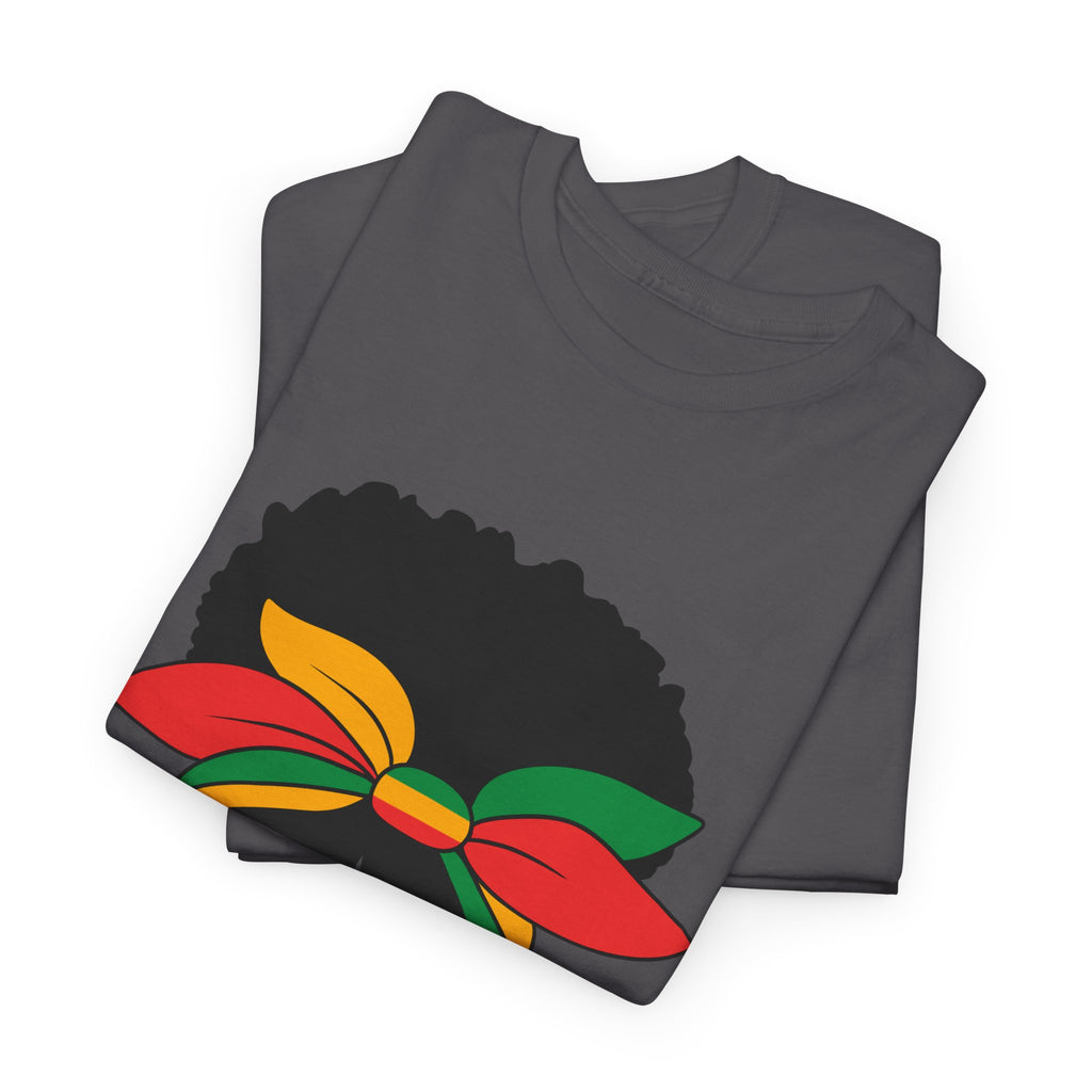 Juneteenth Bun Girl Unisex Heavy Cotton Tee