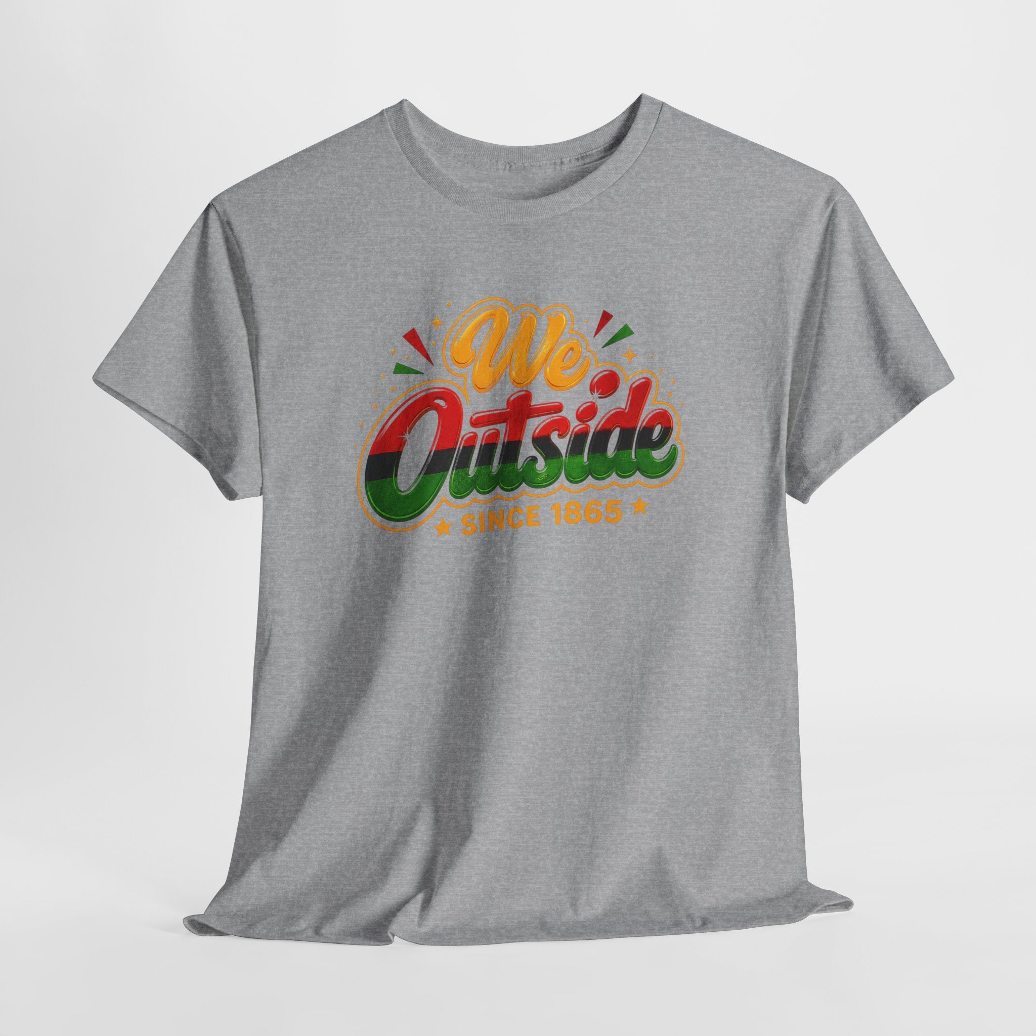 Juneteenth We Outside Unisex Heavy Cotton Tee