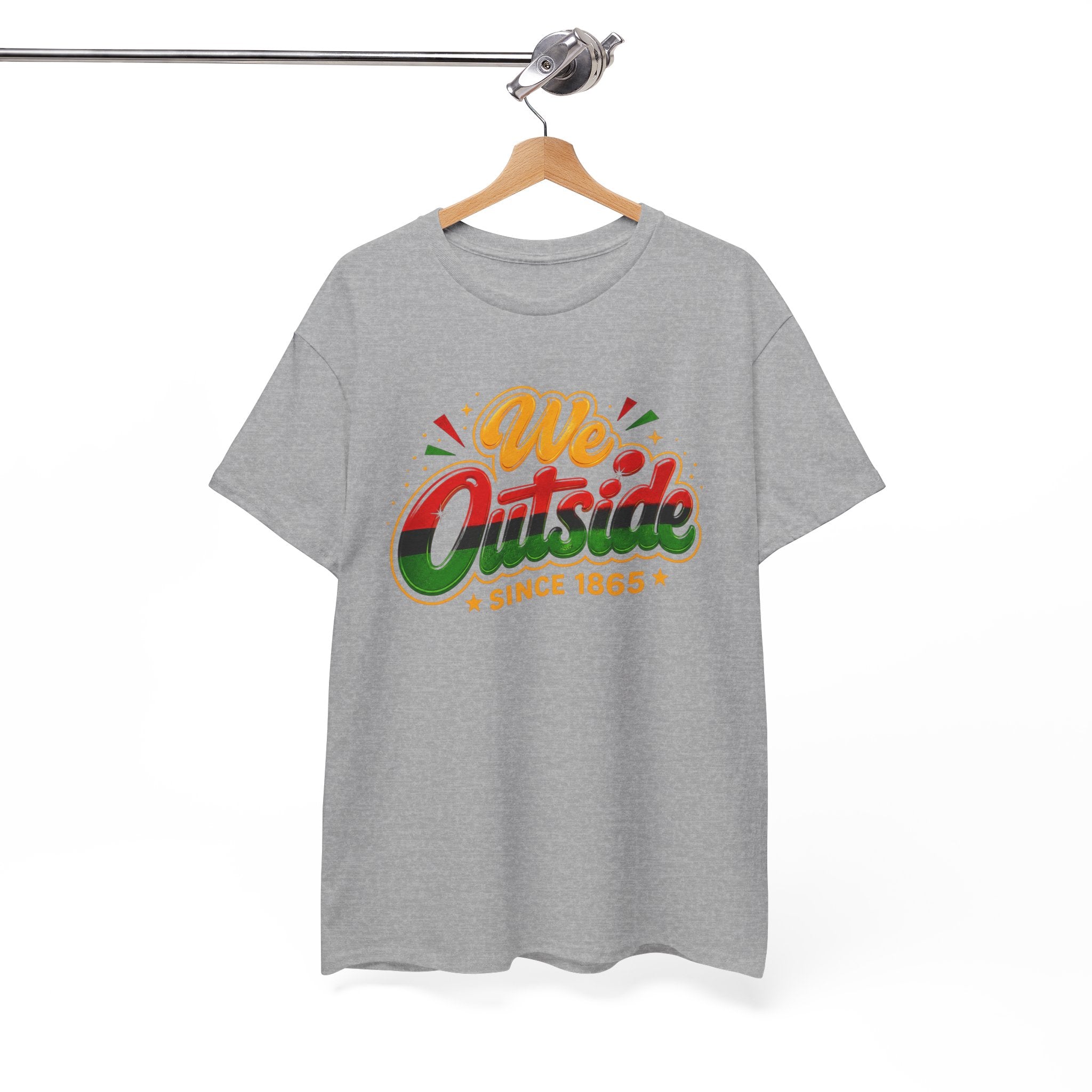 Juneteenth We Outside Unisex Heavy Cotton Tee