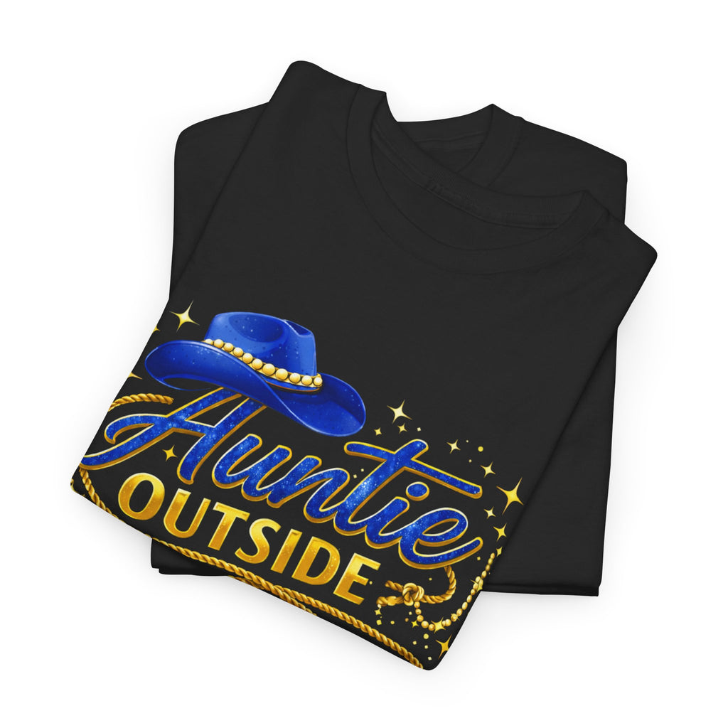 Auntie Outside Inspired by Sigma Gamma Rho Unisex Heavy Cotton Tee