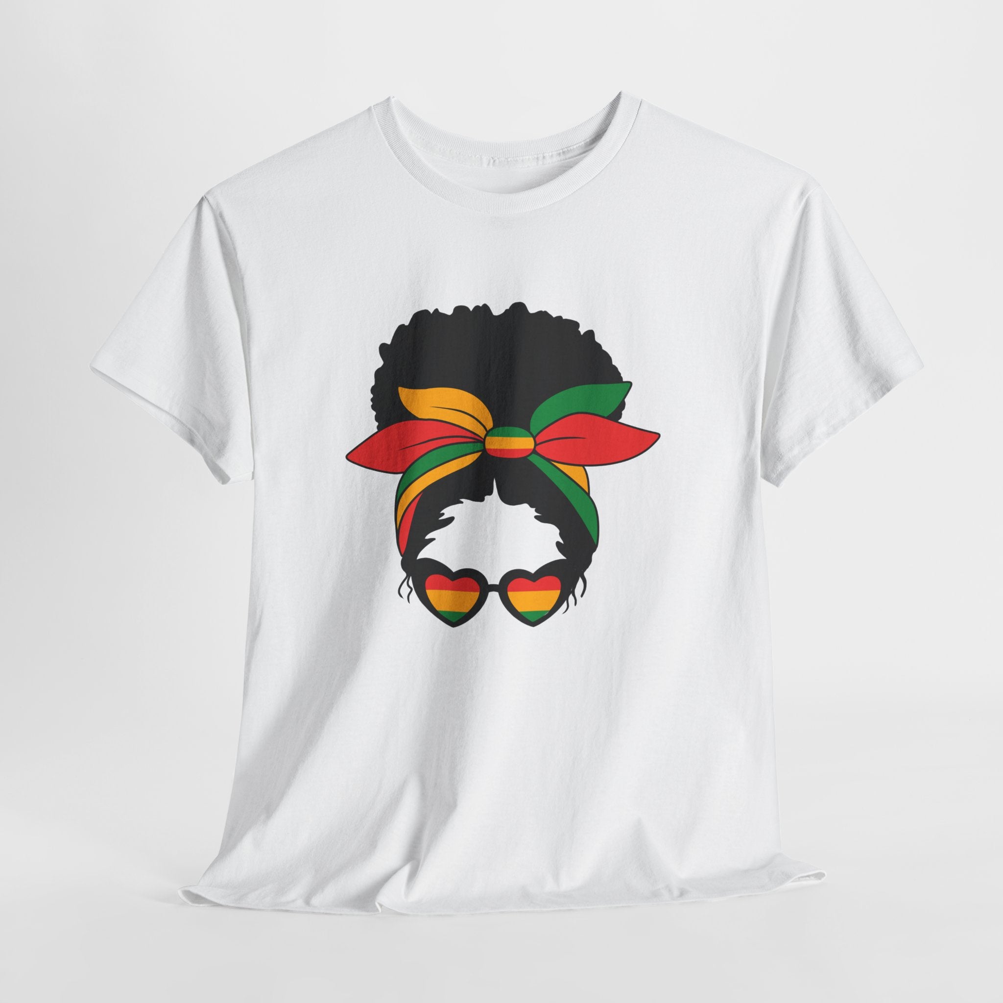 Juneteenth Bun Girl Unisex Heavy Cotton Tee
