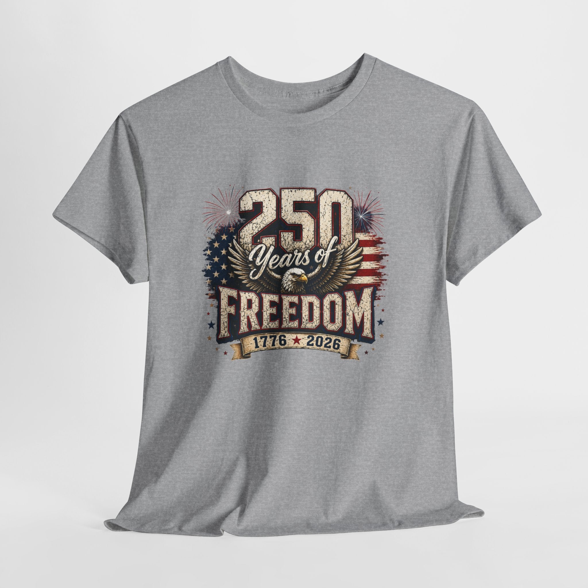 250 Years of American Freedom Unisex Heavy Cotton Tee