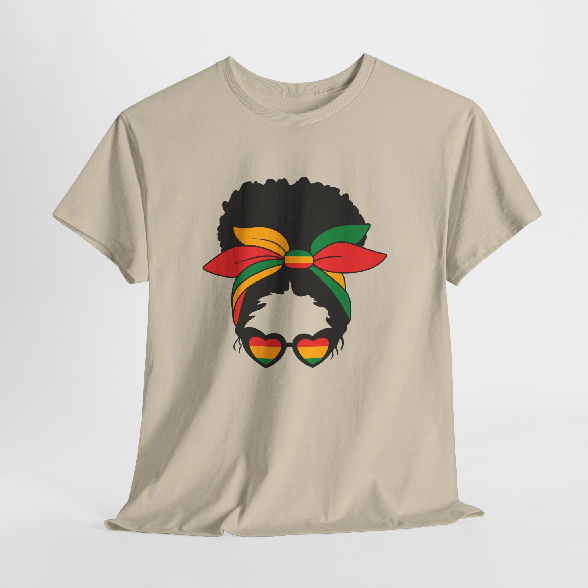 Juneteenth Bun Girl Unisex Heavy Cotton Tee