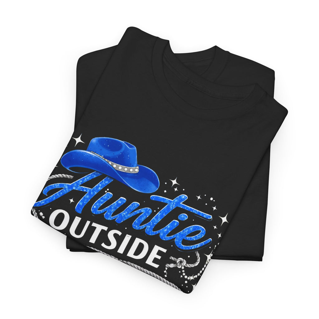Auntie Outside Inspired by Zeta Phi Beta Unisex Heavy Cotton Tee