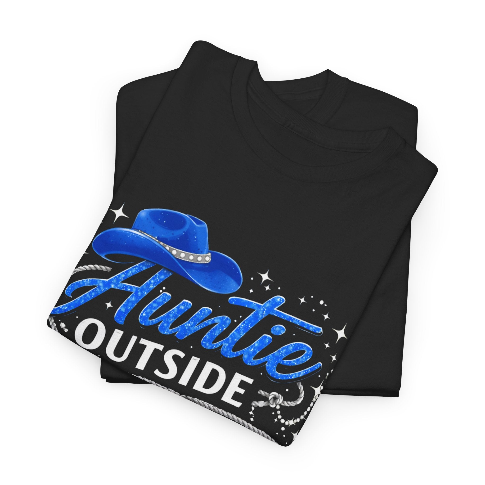 Auntie Outside Inspired by Zeta Phi Beta Unisex Heavy Cotton Tee