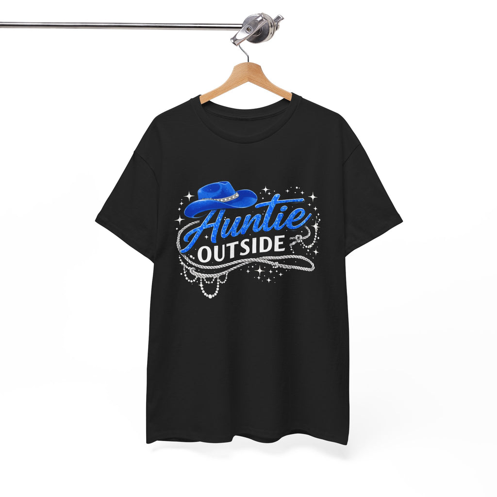 Auntie Outside Inspired by Zeta Phi Beta Unisex Heavy Cotton Tee