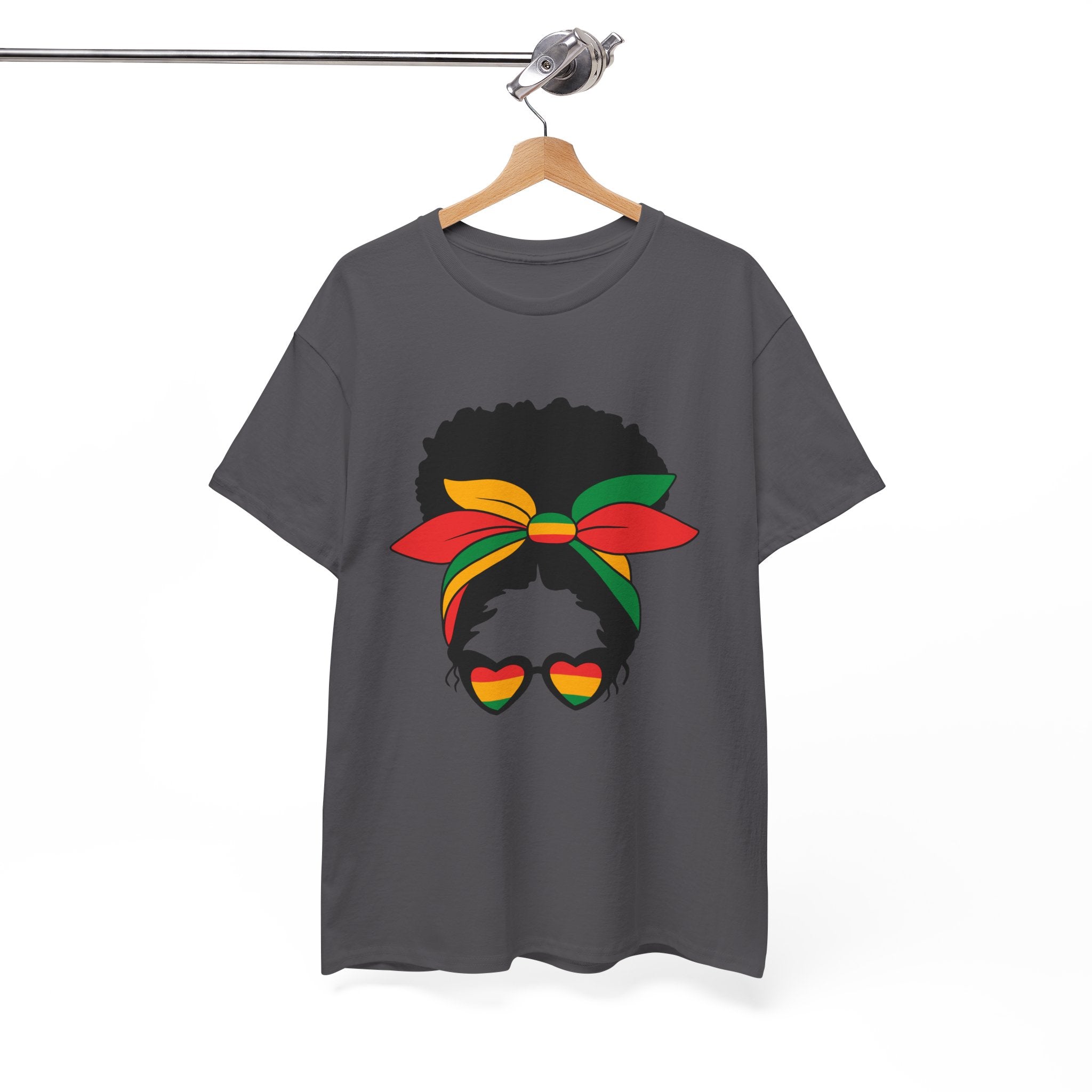 Juneteenth Bun Girl Unisex Heavy Cotton Tee