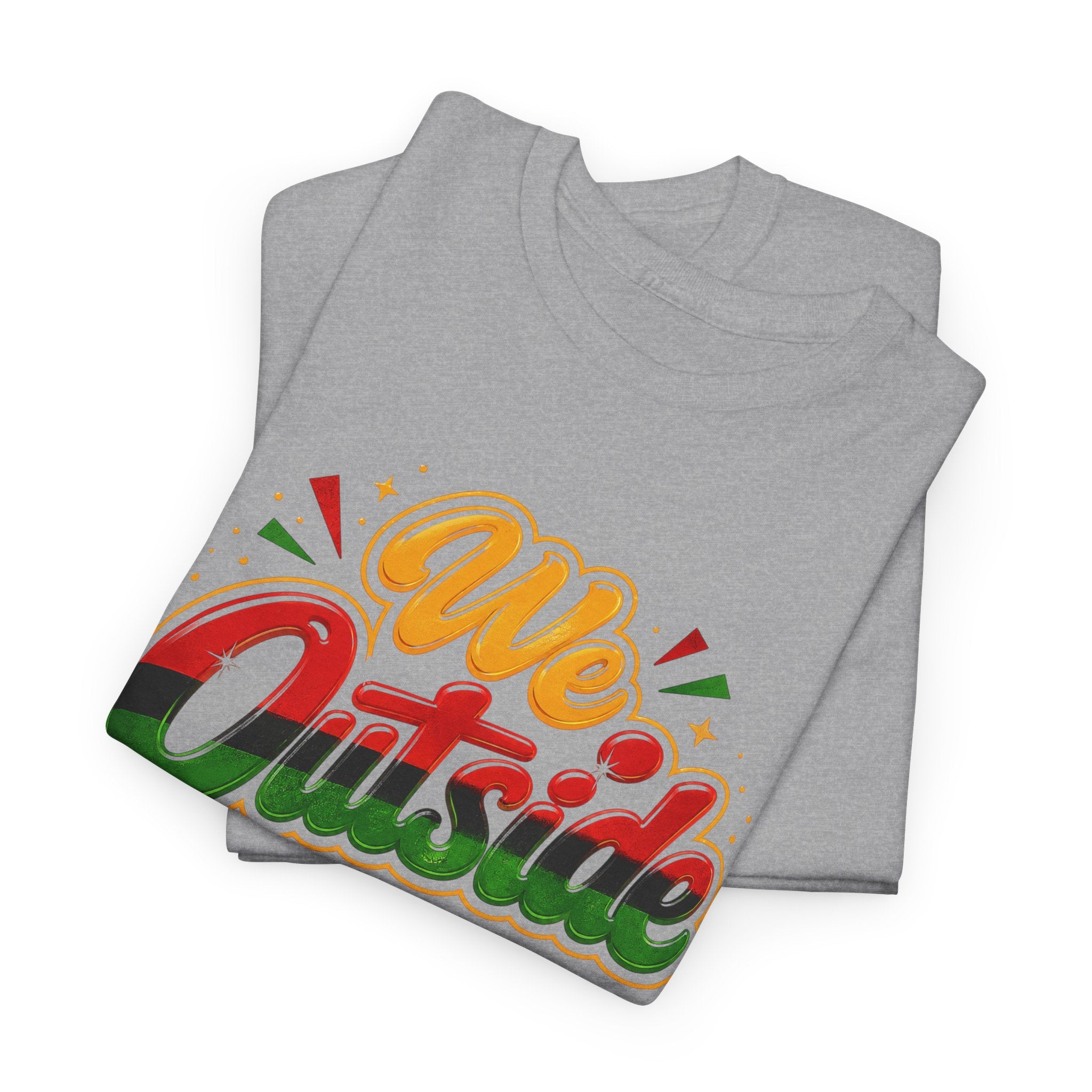 Juneteenth We Outside Unisex Heavy Cotton Tee