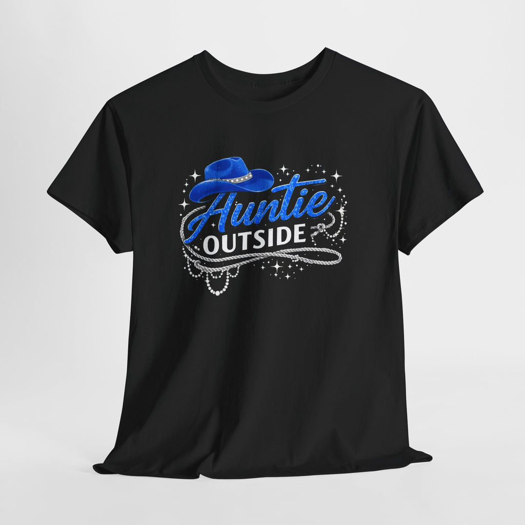 Auntie Outside Inspired by Zeta Phi Beta Unisex Heavy Cotton Tee