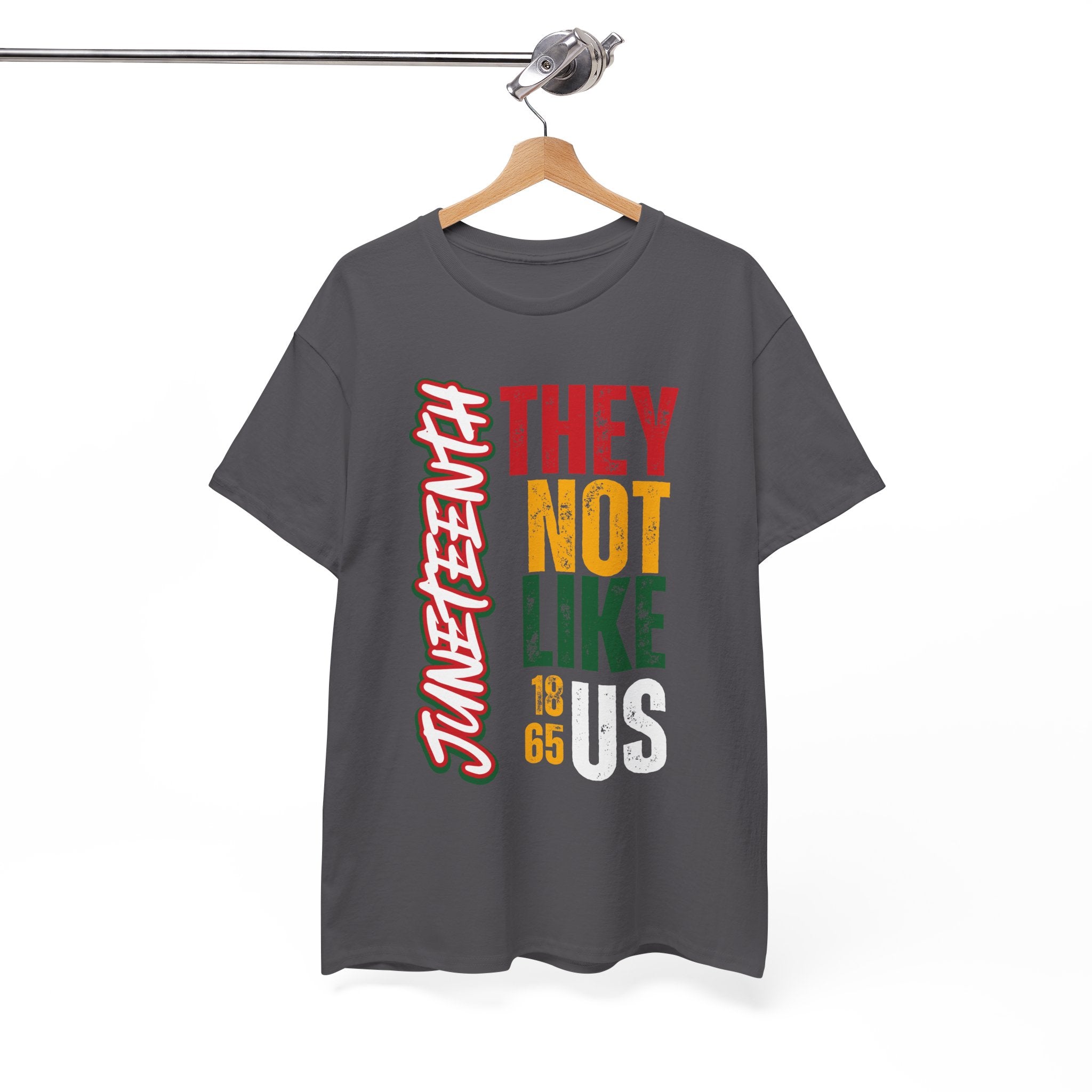 Juneteenth They Not Like Us Graphics Unisex Heavy Cotton Tee