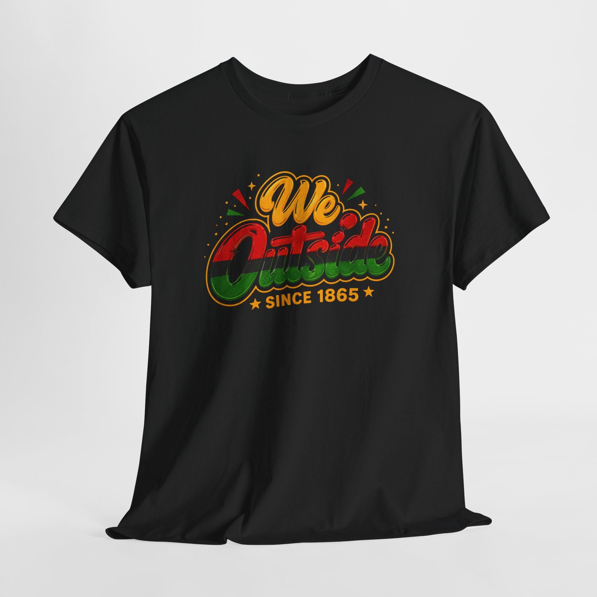 Juneteenth We Outside Unisex Heavy Cotton Tee