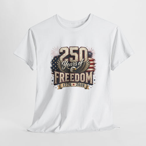 250 Years of American Freedom Unisex Heavy Cotton Tee